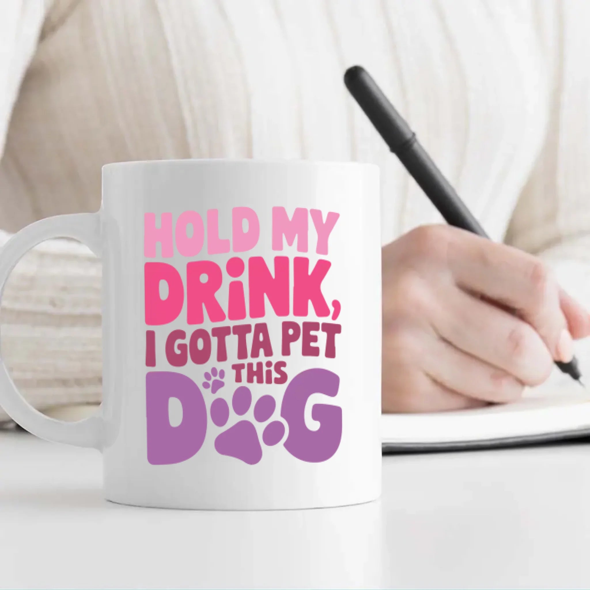 Happy Mother’s Day from the Dog – Funny Personalized Dog Mom Mug – Custom Pet Gift – 89Prints
