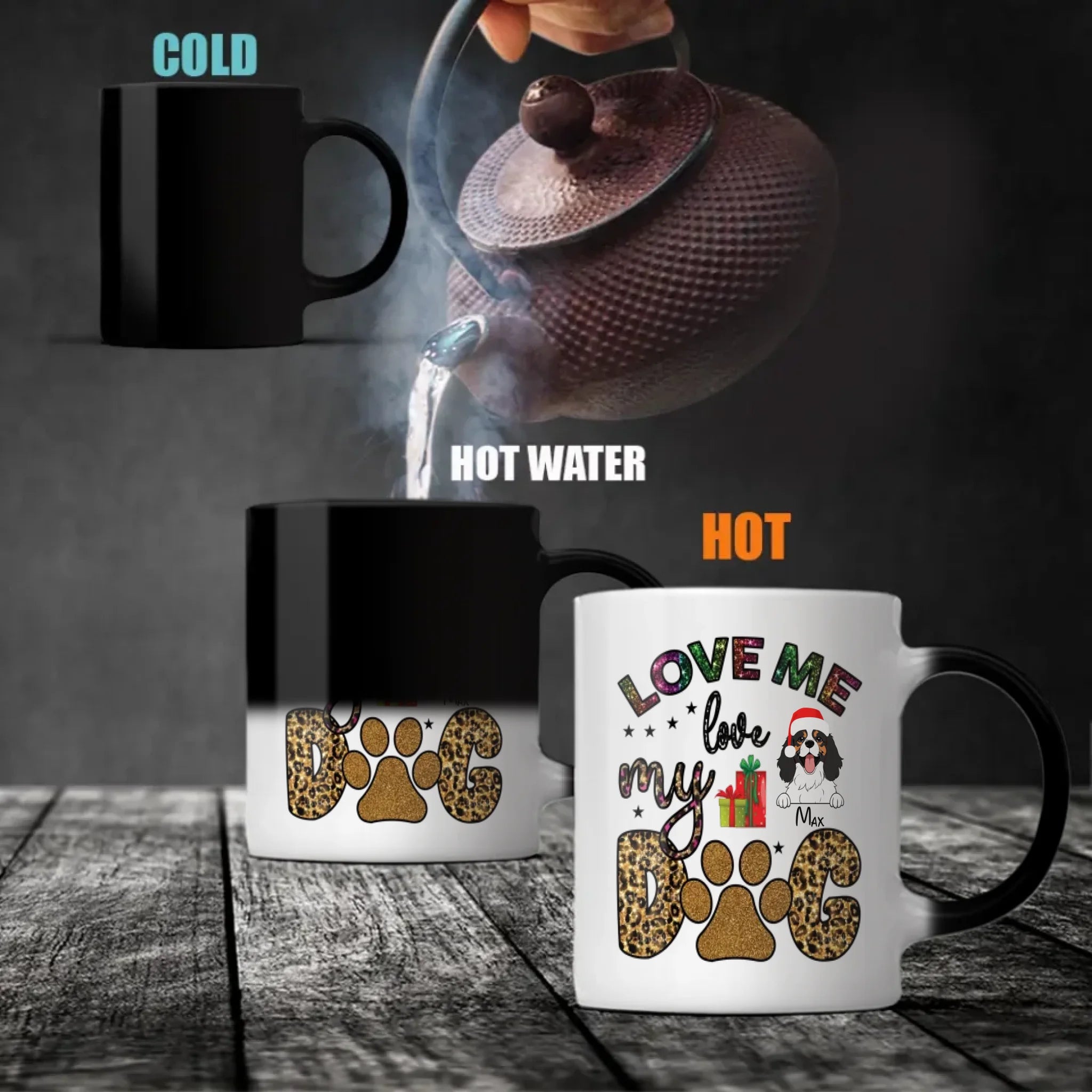 Personalized Dog Mug – Cute Holiday Gift for Dog Lovers – 89Prints