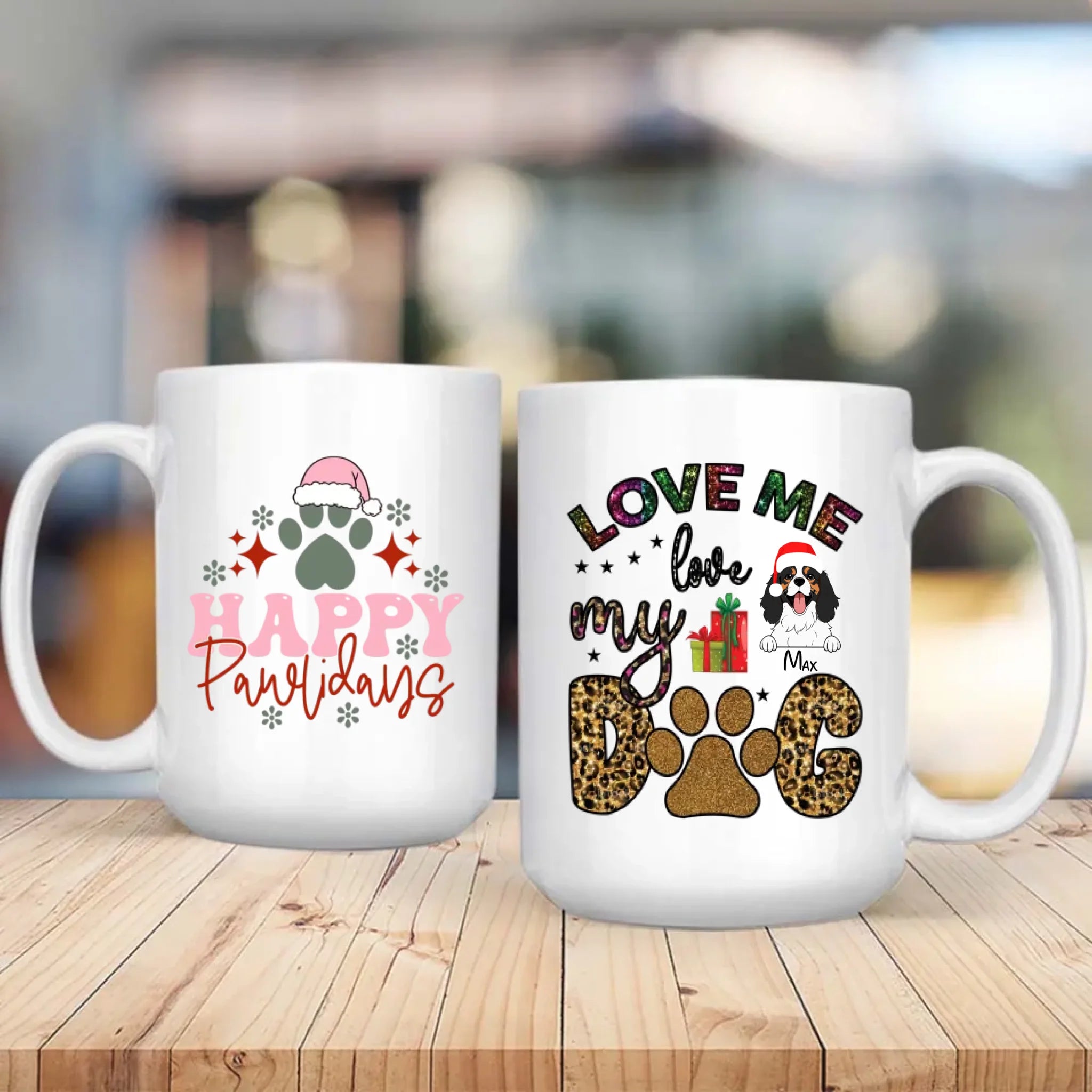 Personalized Dog Mug – Cute Holiday Gift for Dog Lovers – 89Prints