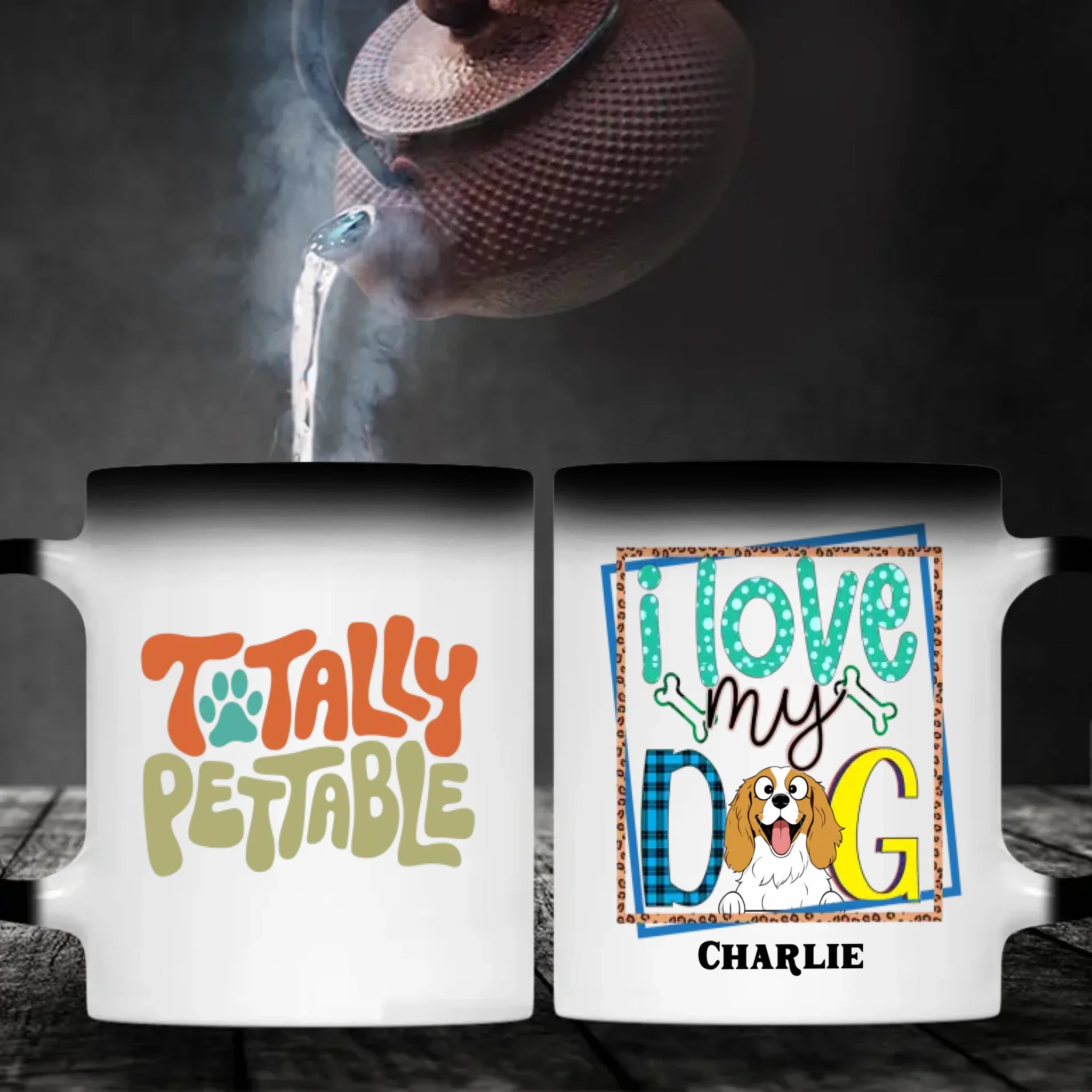 Personalized Dog Lover Gift – Colorful “I Love My Dog” Mug – 89Prints