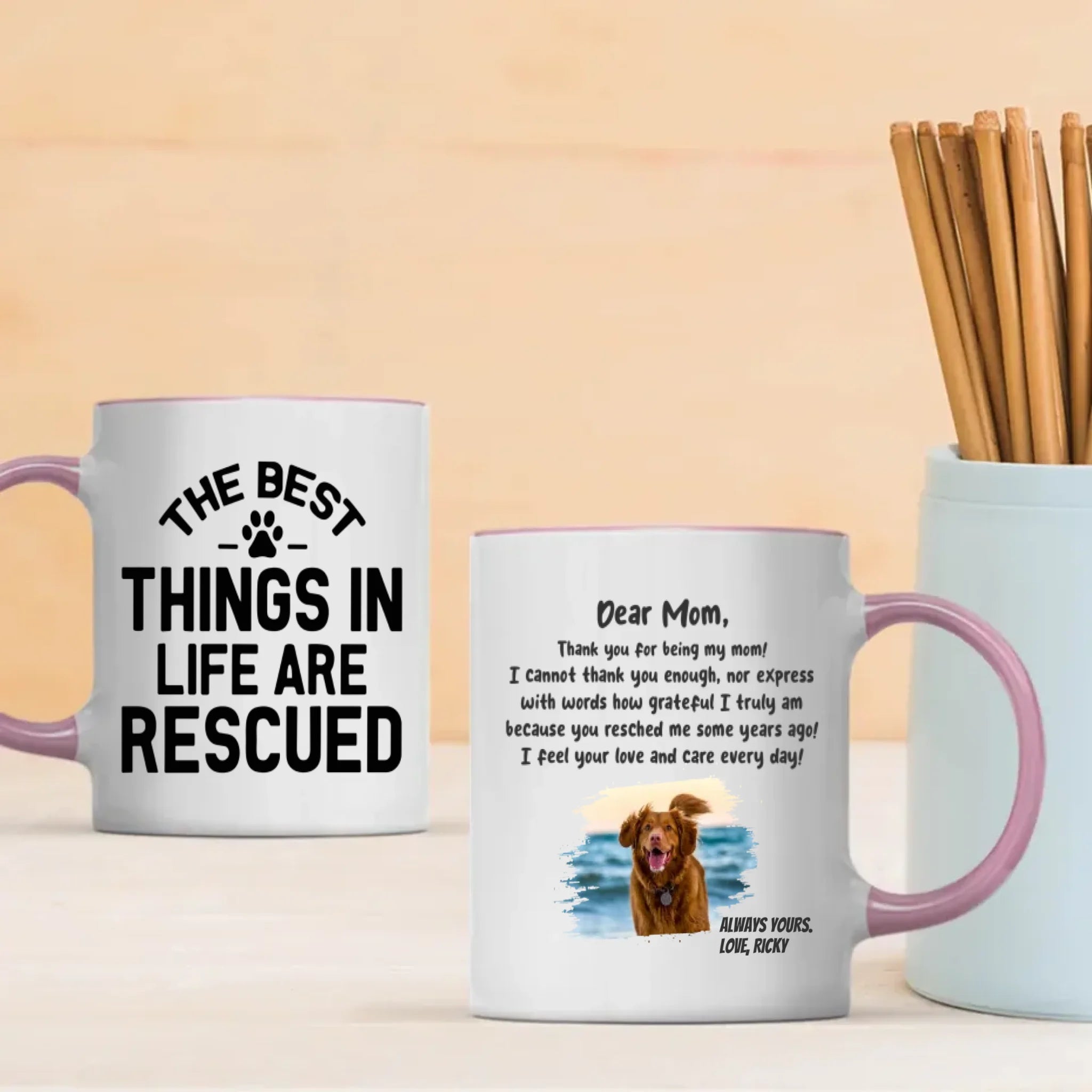 Funny Custom Dog Mug – Start Your Day with a Wag - 89Prints