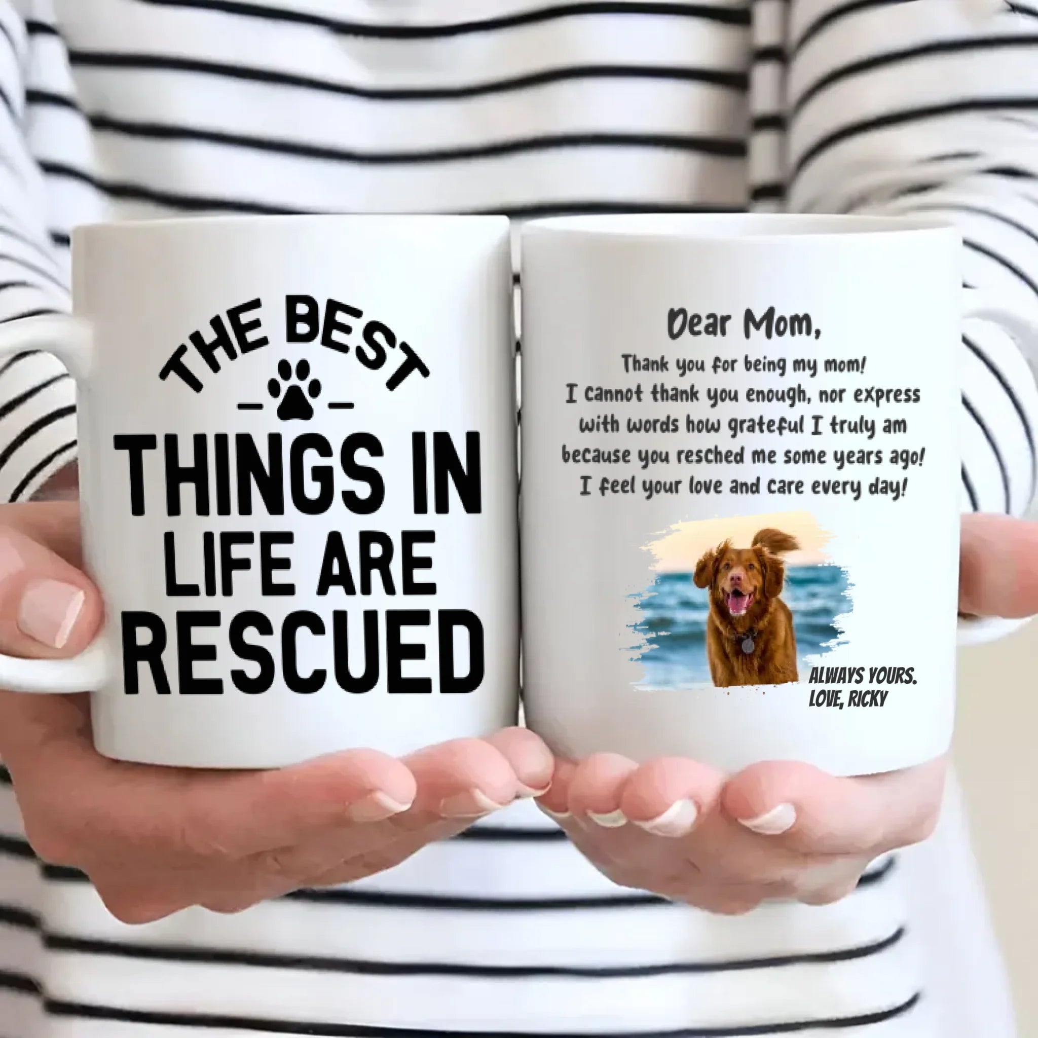 Funny Custom Dog Mug – Start Your Day with a Wag - 89Prints