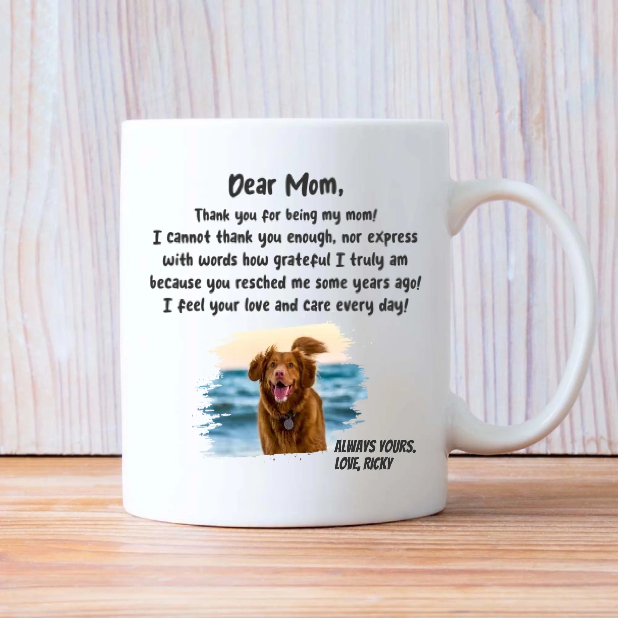 Funny Custom Dog Mug – Start Your Day with a Wag - 89Prints