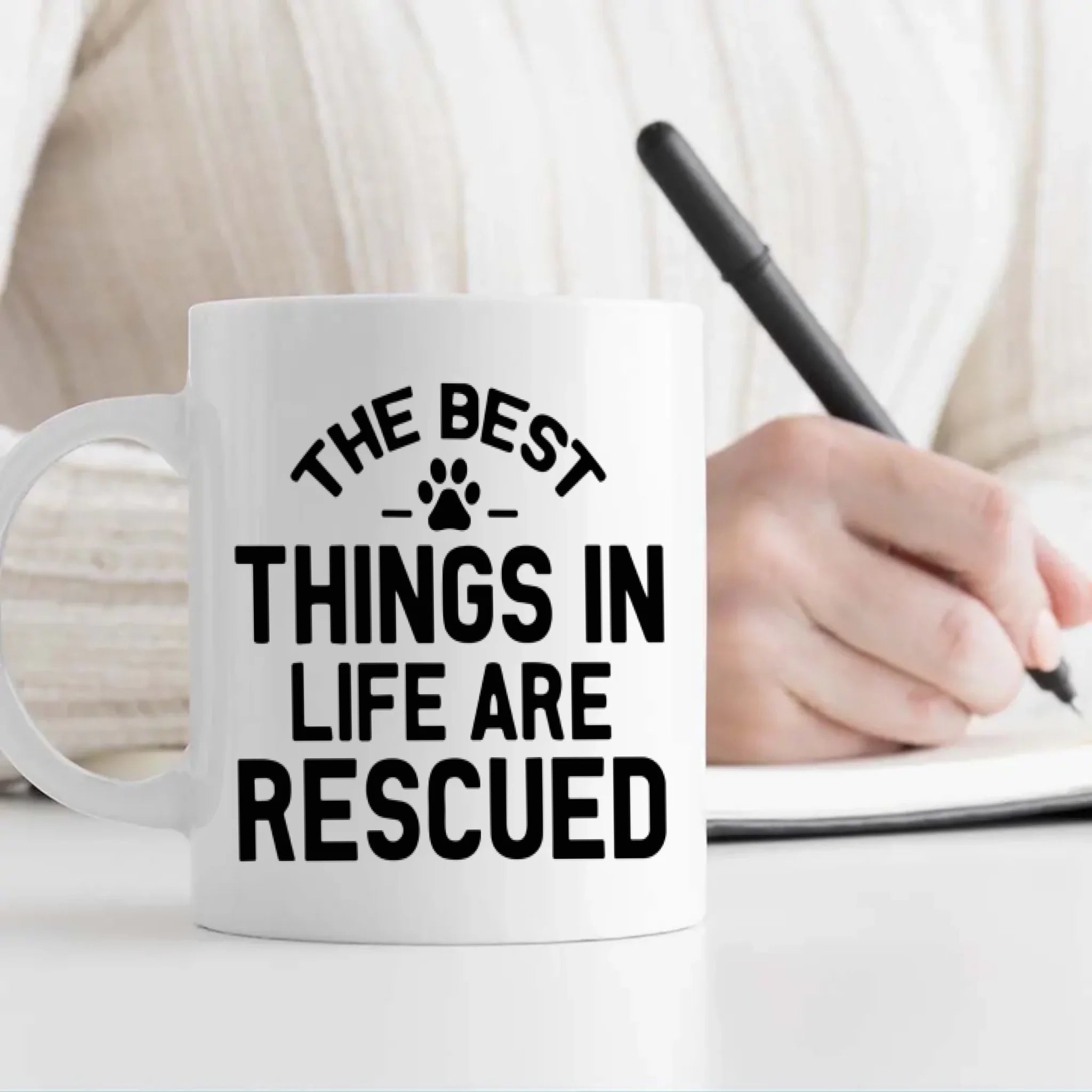 Funny Custom Dog Mug – Start Your Day with a Wag - 89Prints
