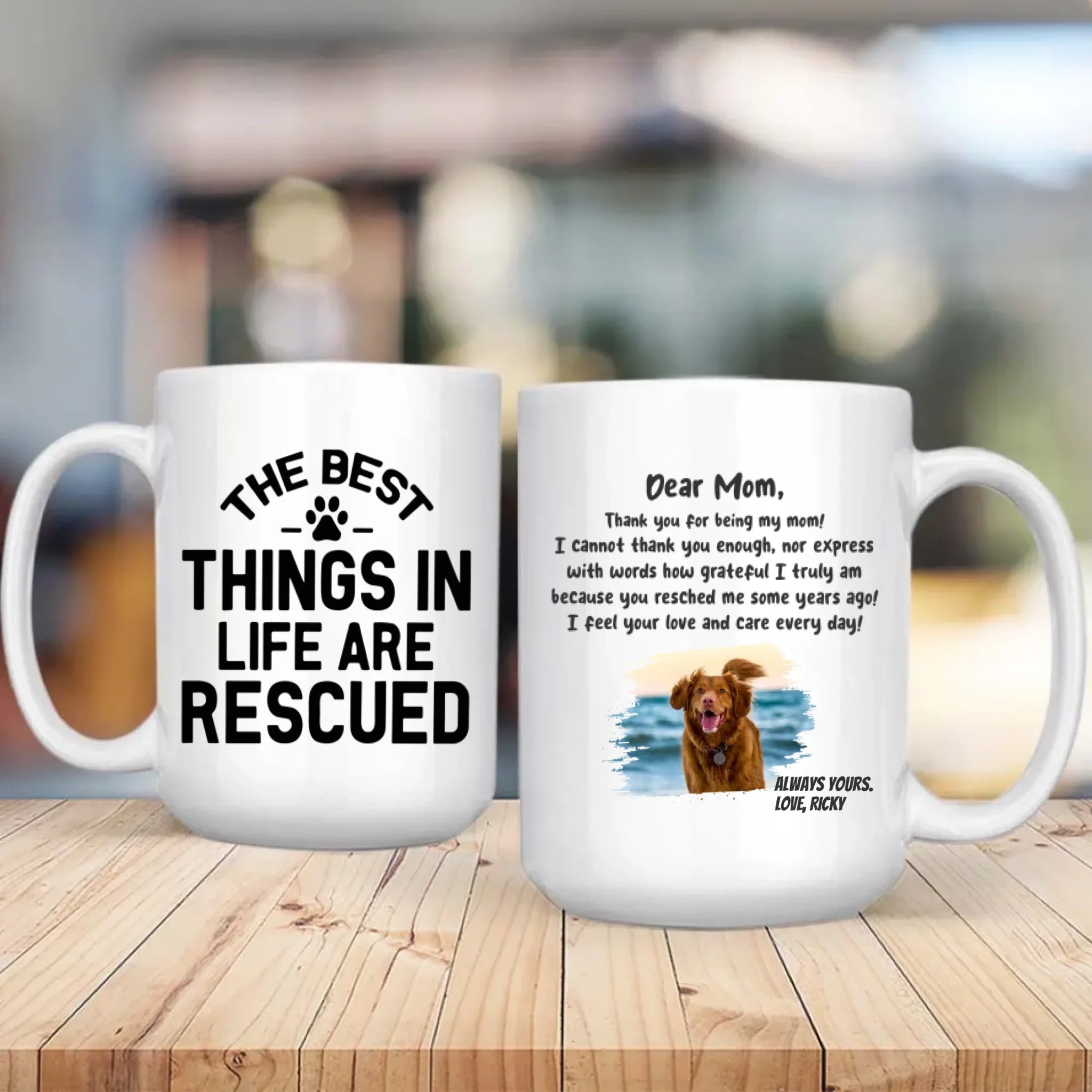 Funny Custom Dog Mug – Start Your Day with a Wag - 89Prints