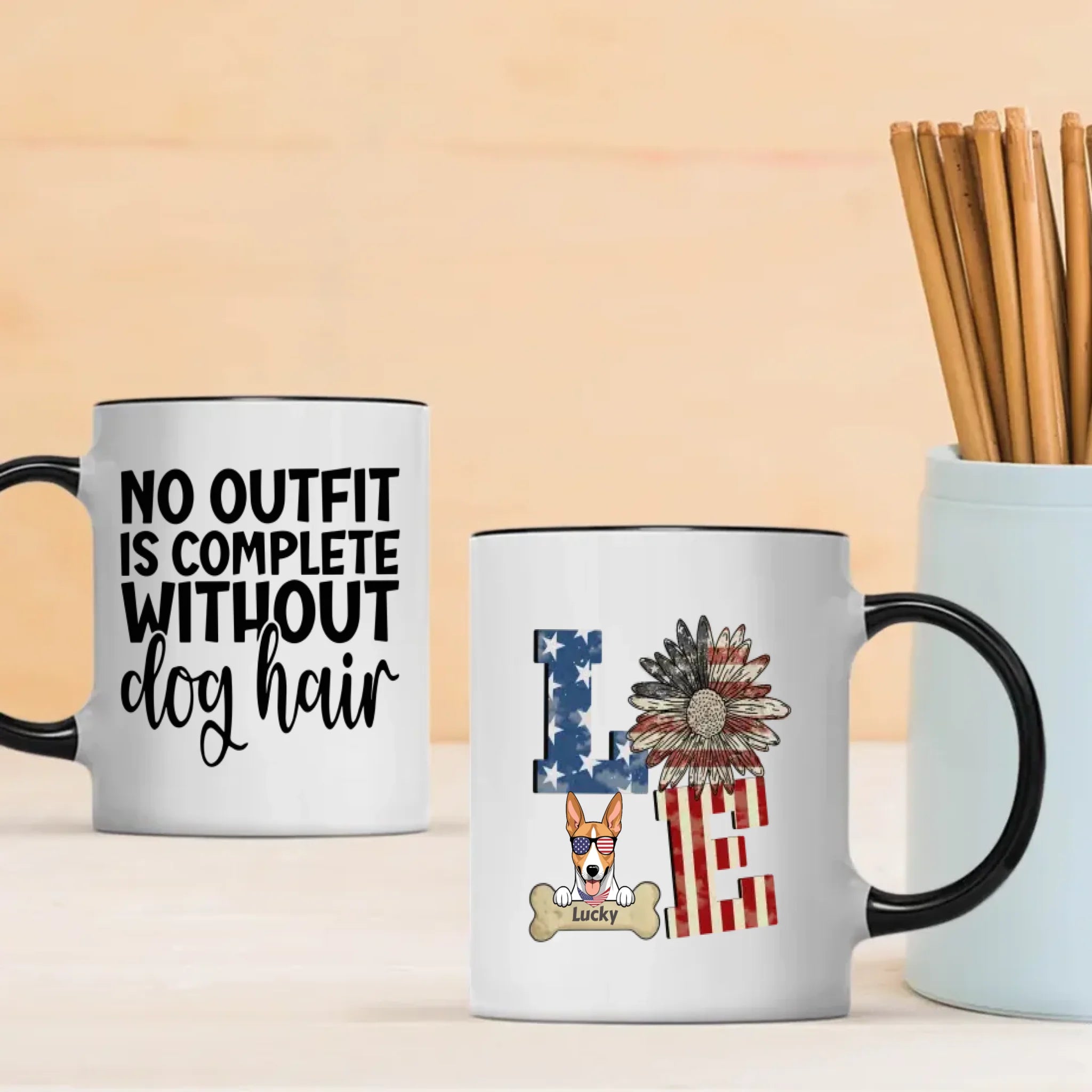 Custom Dog Mug – Trendy Personalized Pet Cup - 89Prints