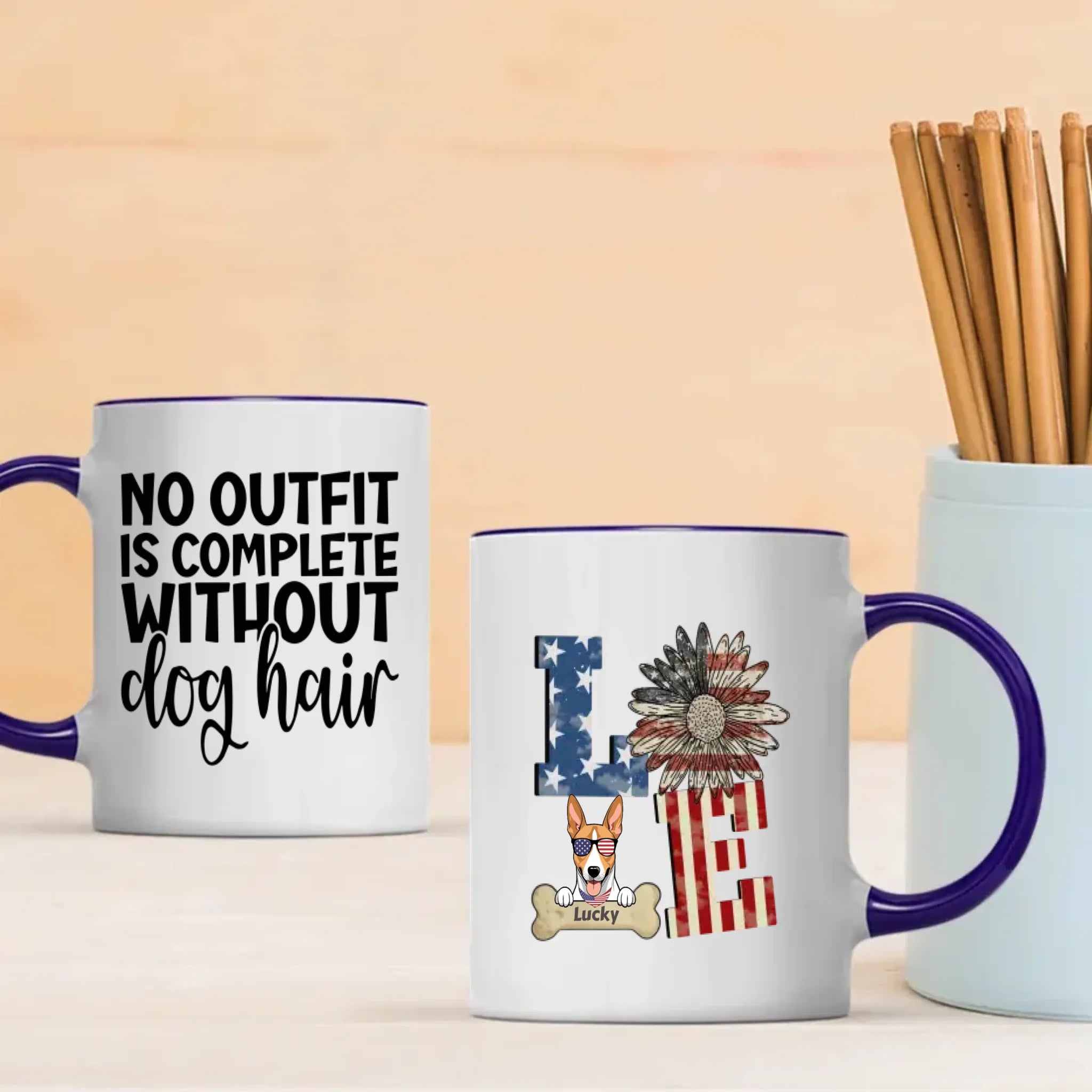 Custom Dog Mug – Trendy Personalized Pet Cup - 89Prints