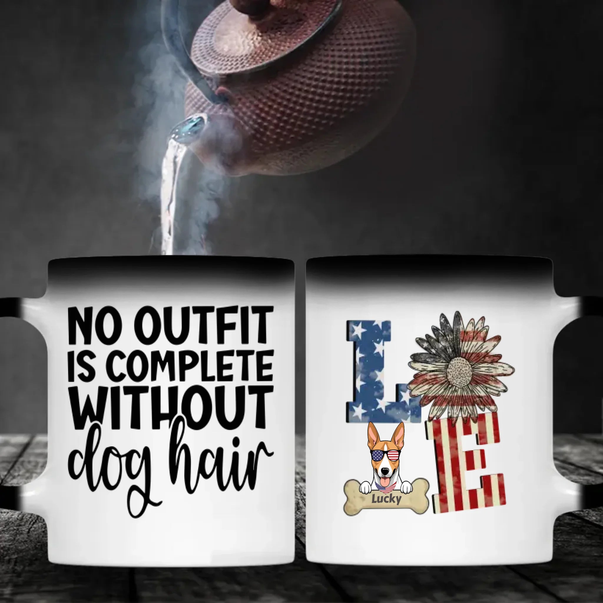 Custom Dog Mug – Trendy Personalized Pet Cup - 89Prints