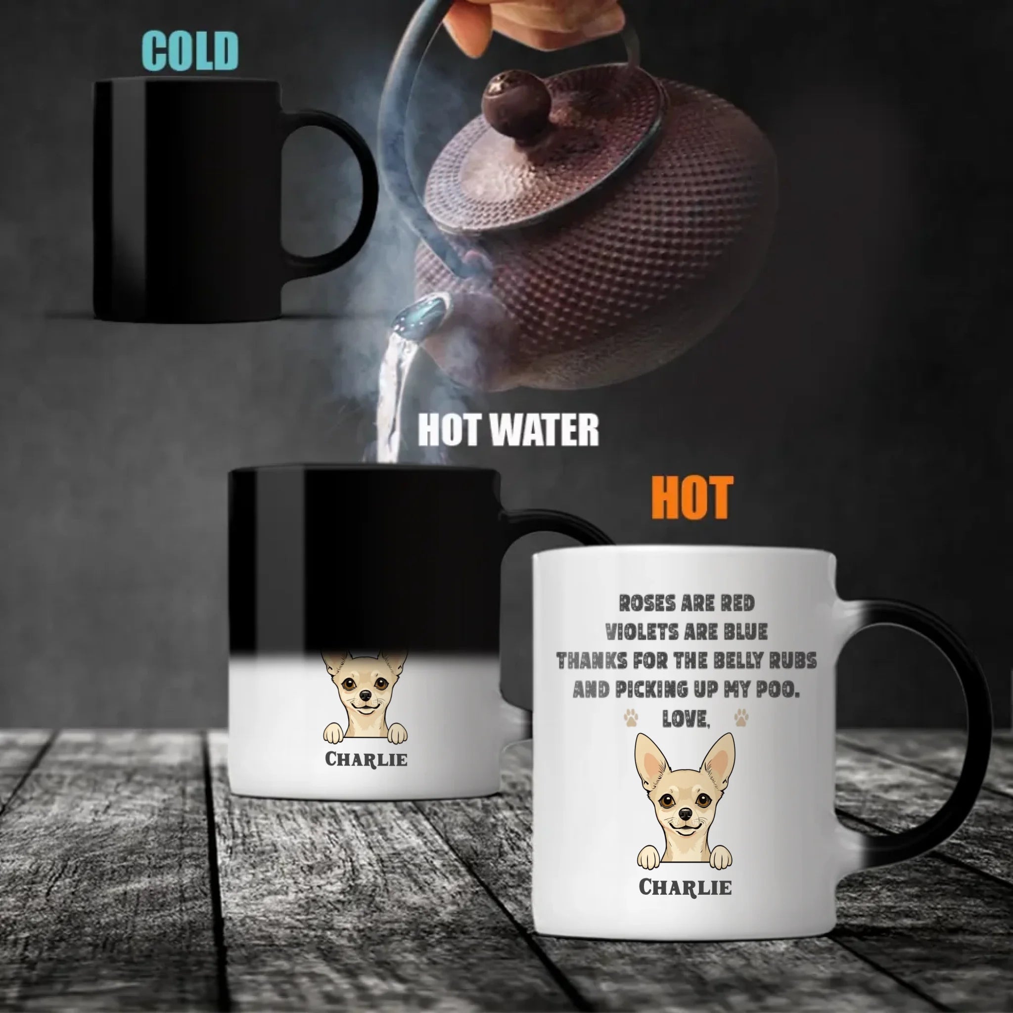 Minimalist Custom Dog Mug – Simple, Elegant Pet Lover Gift | 89Prints