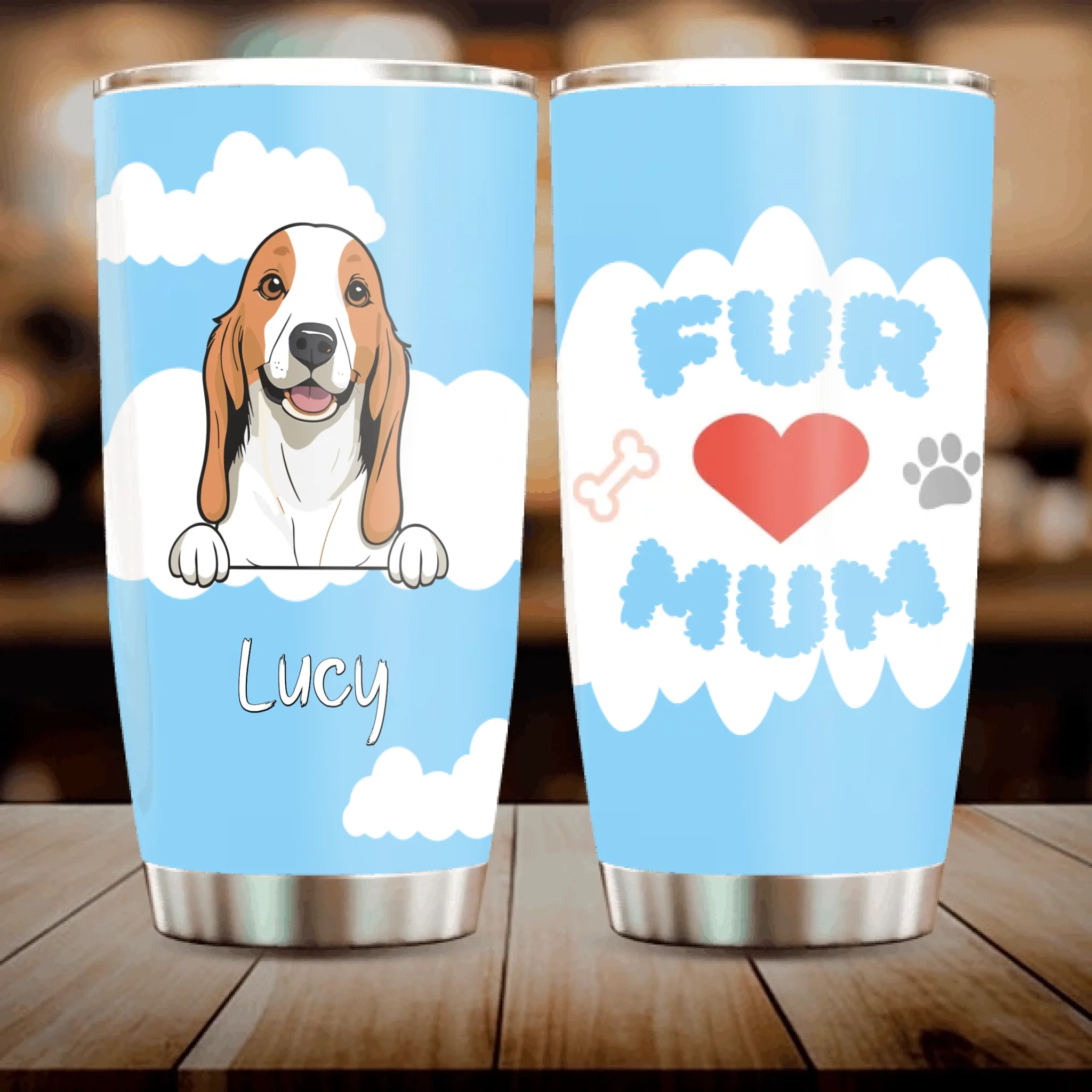 Dog Mom Life Tumbler – Personalized Gift for Pet Lovers - 89Prints