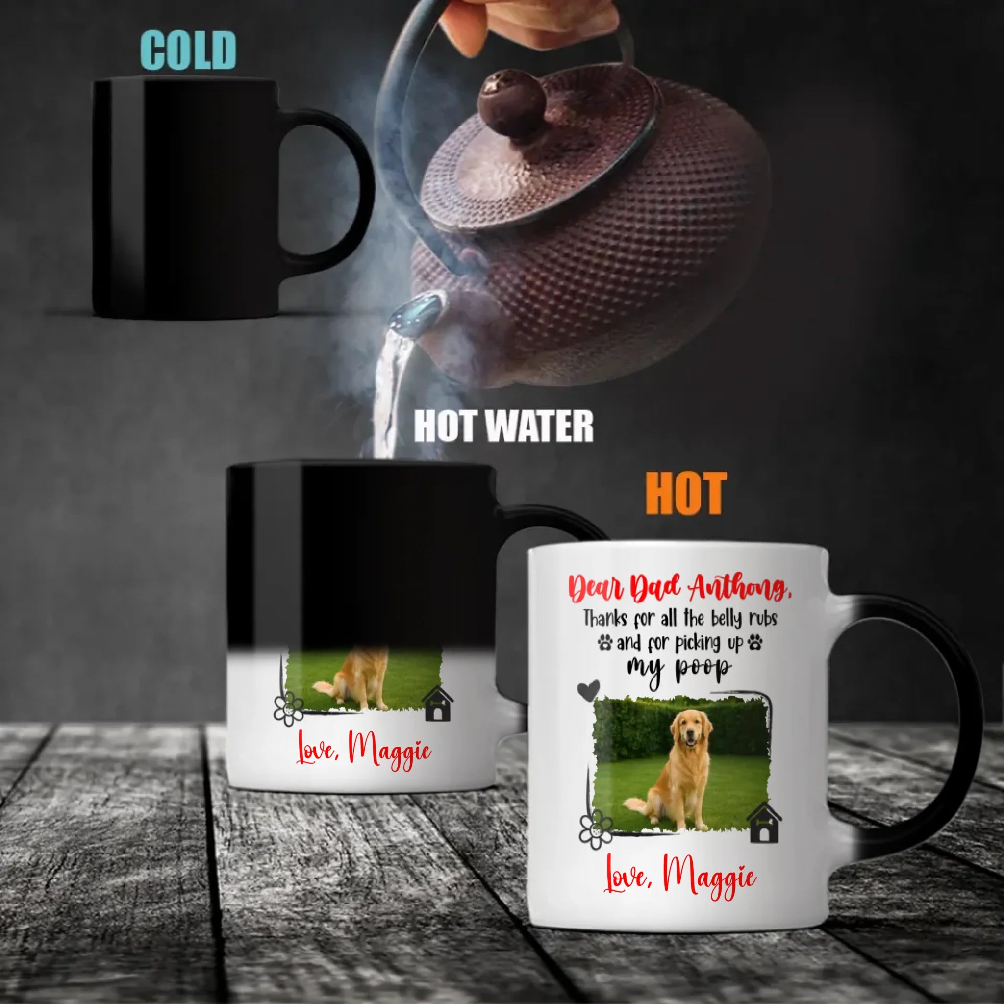 Customize Dog Mug – Pet Portrait Coffee Cup for Dog Lovers – 89Prints