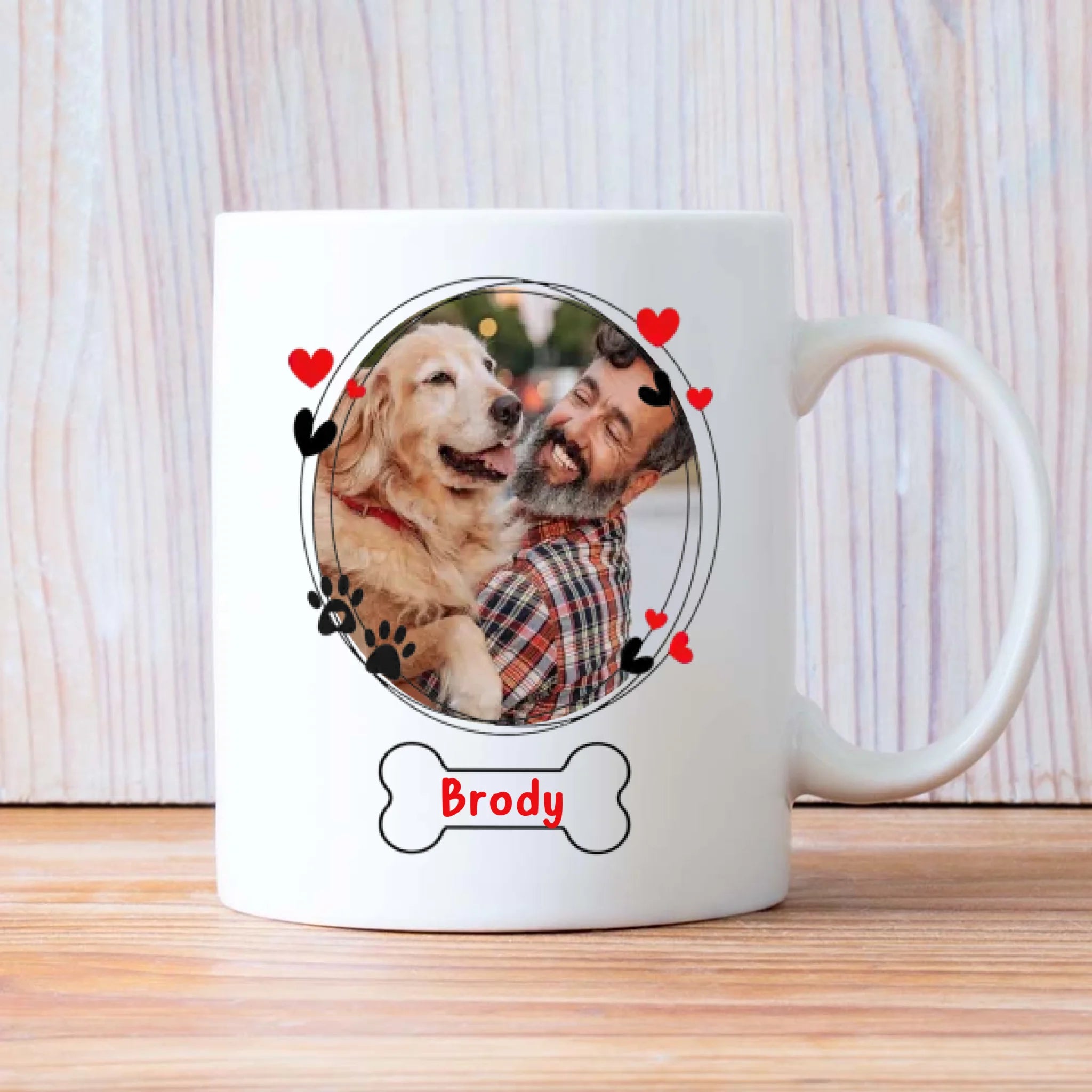 Coffee Cup for Dog Lovers – “Can I Bring Dog?” Personalized Mug – 89Prints