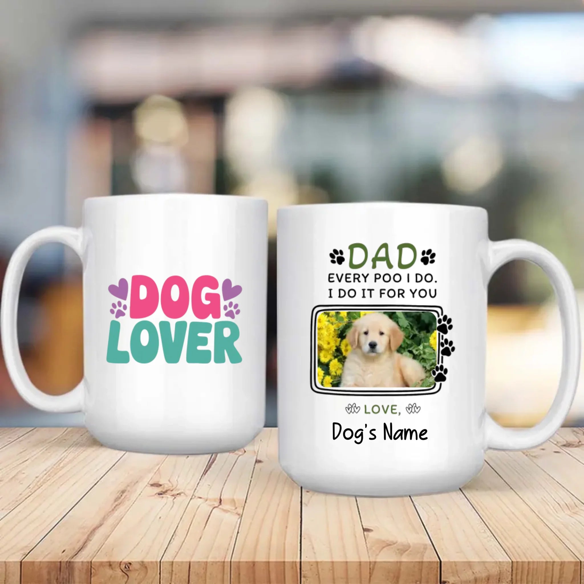 Dog Dad Mug – The Perfect Gift for Proud Pet Lovers – 89Prints