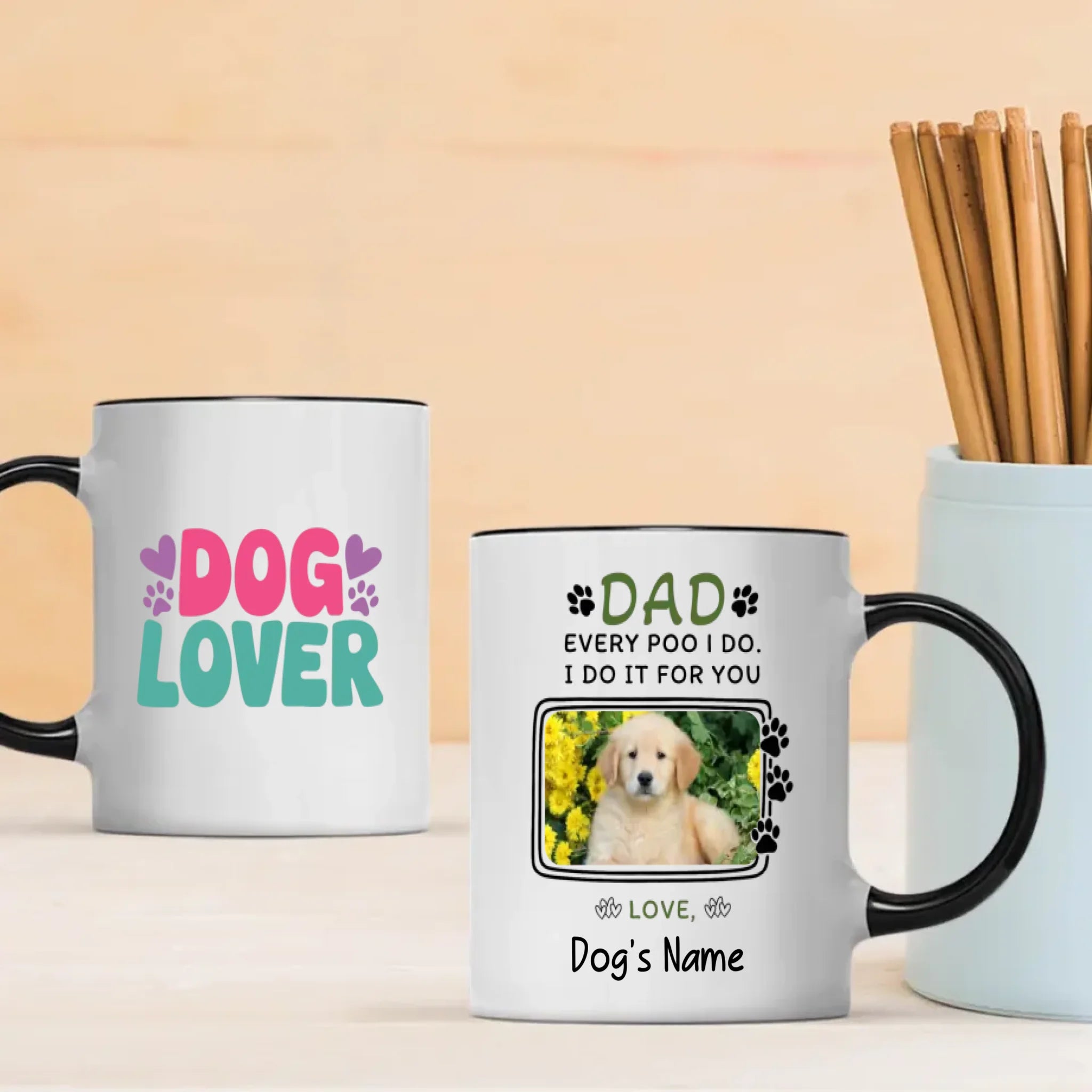 Dog Dad Mug – The Perfect Gift for Proud Pet Lovers – 89Prints