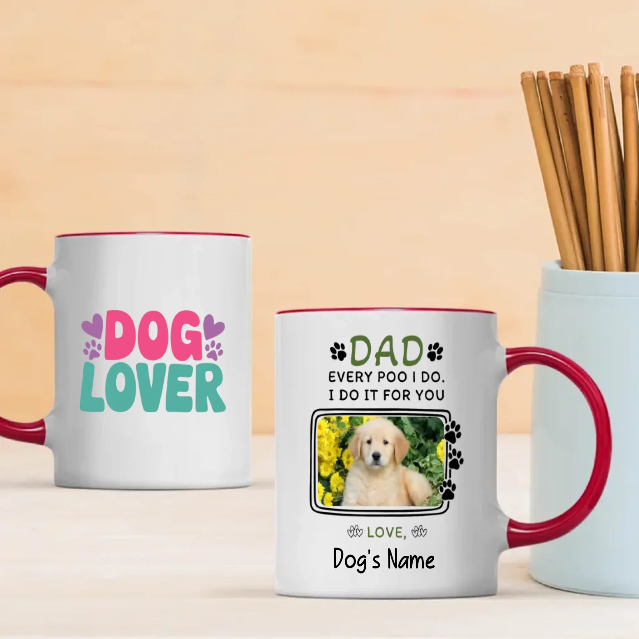 Dog Dad Mug – The Perfect Gift for Proud Pet Lovers – 89Prints