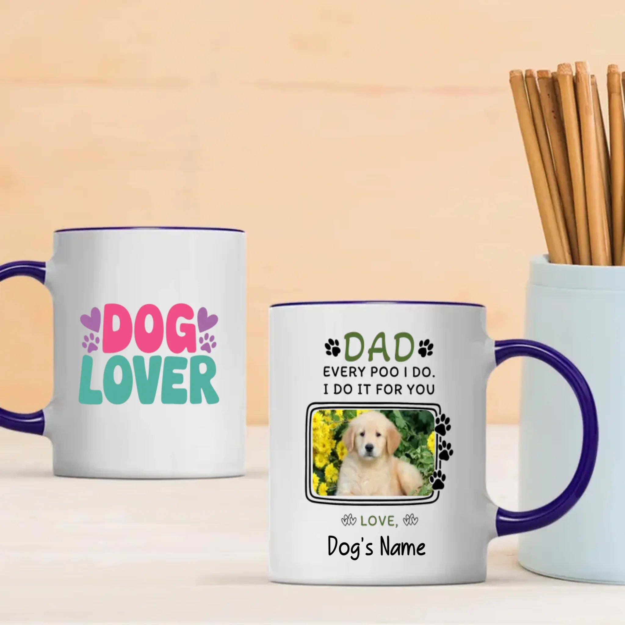 Dog Dad Mug – The Perfect Gift for Proud Pet Lovers – 89Prints