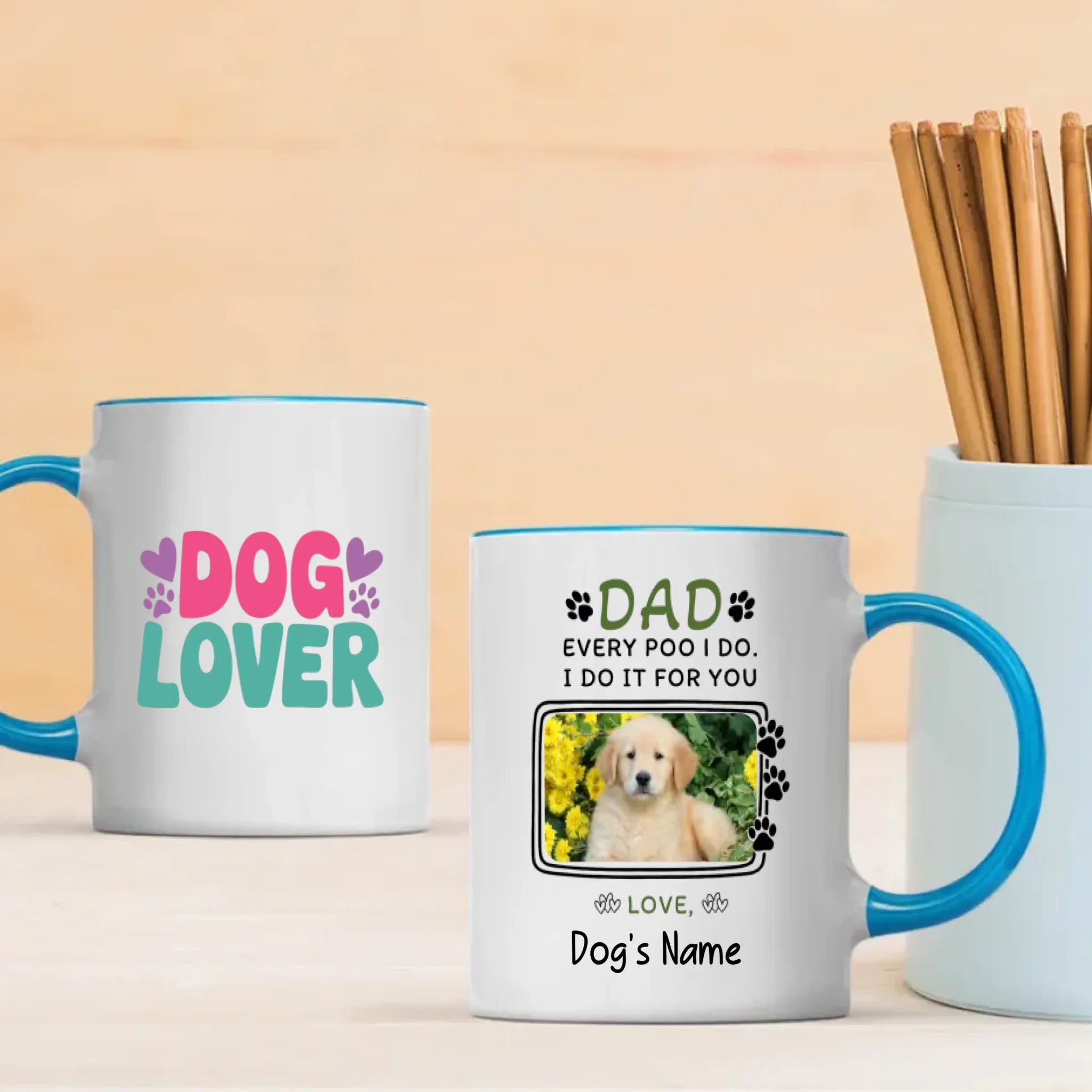Dog Dad Mug – The Perfect Gift for Proud Pet Lovers – 89Prints