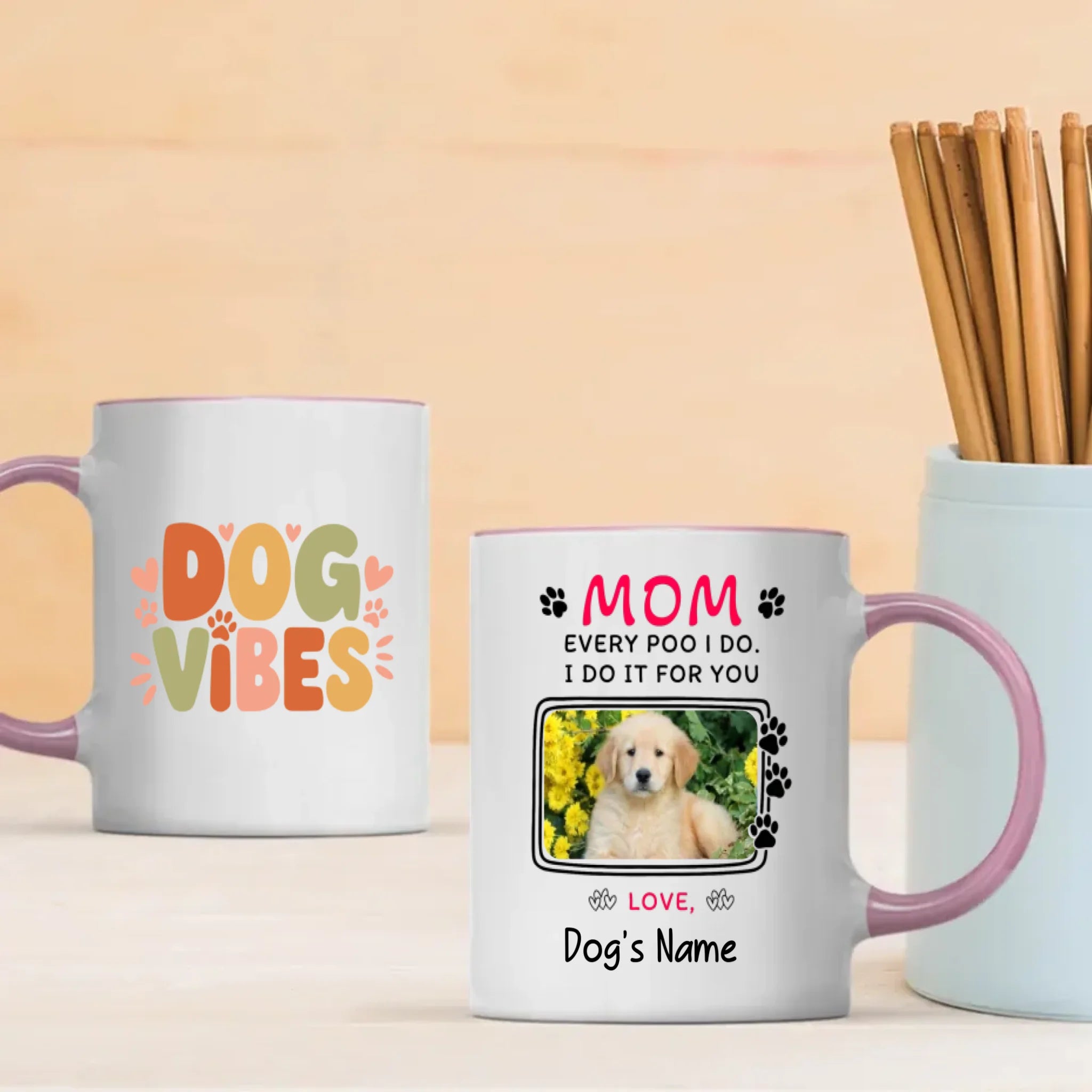 Dog Mom Mug – Sweet & Heartwarming Gift for Pet Lovers – 89Prints