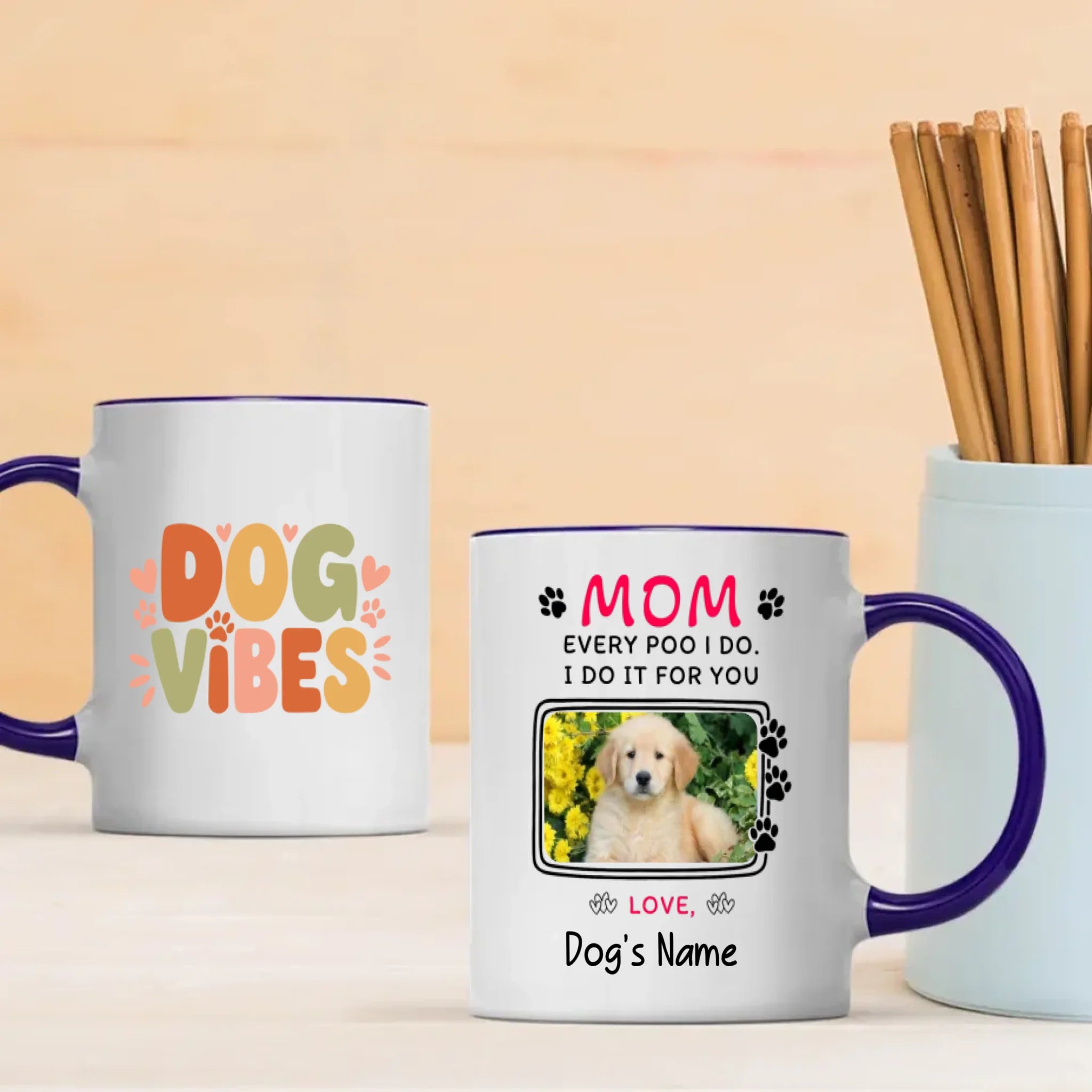 Dog Mom Mug – Sweet & Heartwarming Gift for Pet Lovers – 89Prints