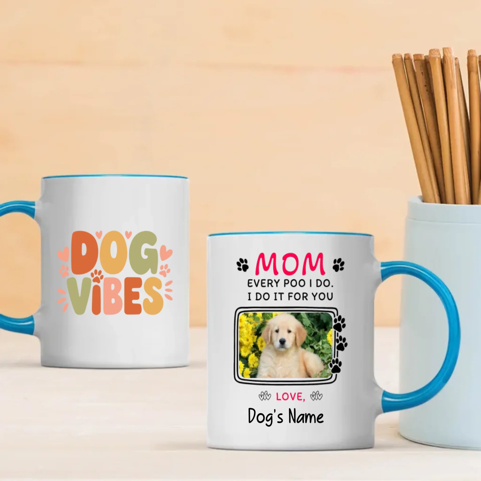 Dog Mom Mug – Sweet & Heartwarming Gift for Pet Lovers – 89Prints