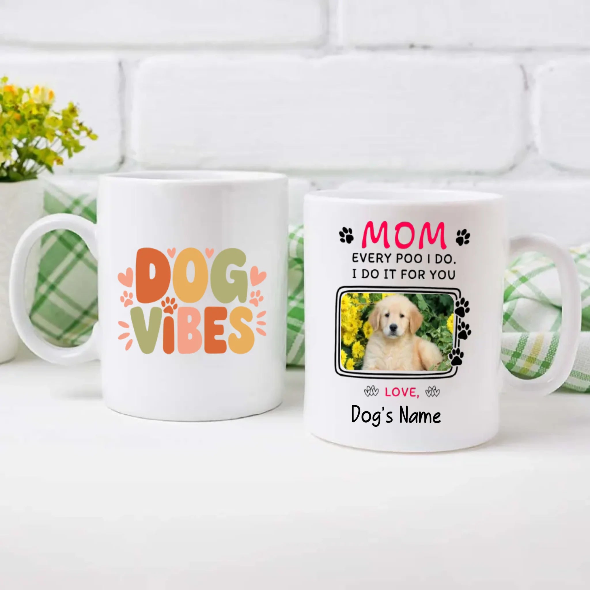 Dog Mom Mug – Sweet & Heartwarming Gift for Pet Lovers – 89Prints