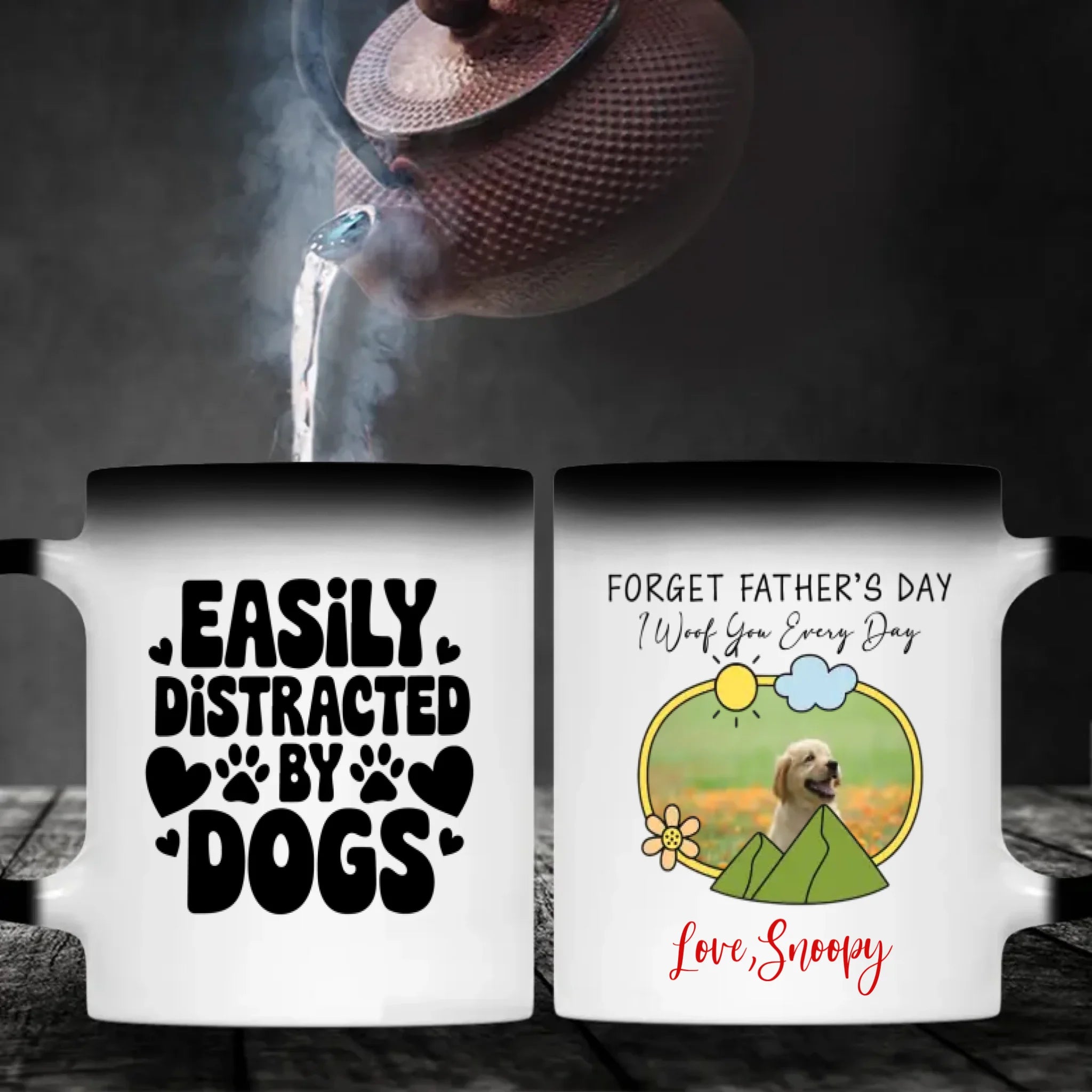 Personalized Dog Mug – “I Woof You Everyday” Cute Coffee Cup for Dog Lovers – 89Prints