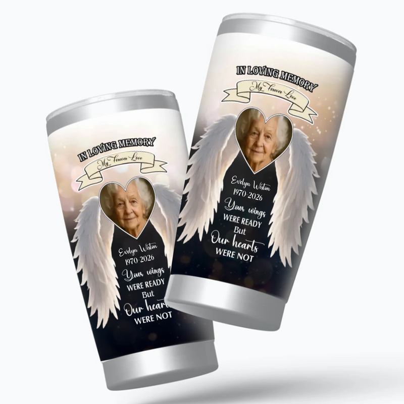 Custom Grandparent Memorial Tumbler – In Loving Memory of Grandma - 89Prints