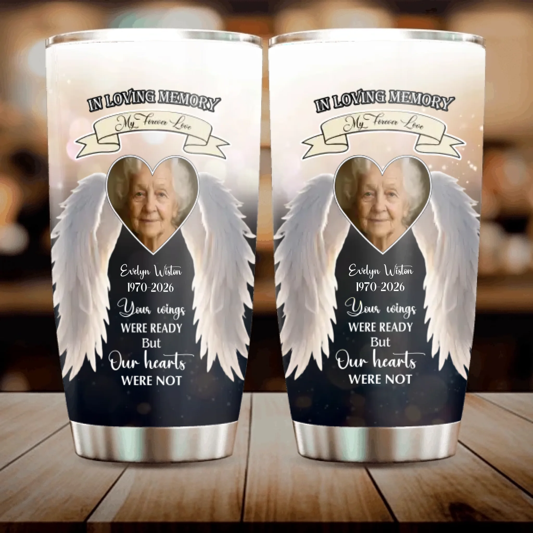 Custom Grandparent Memorial Tumbler – In Loving Memory of Grandma - 89Prints