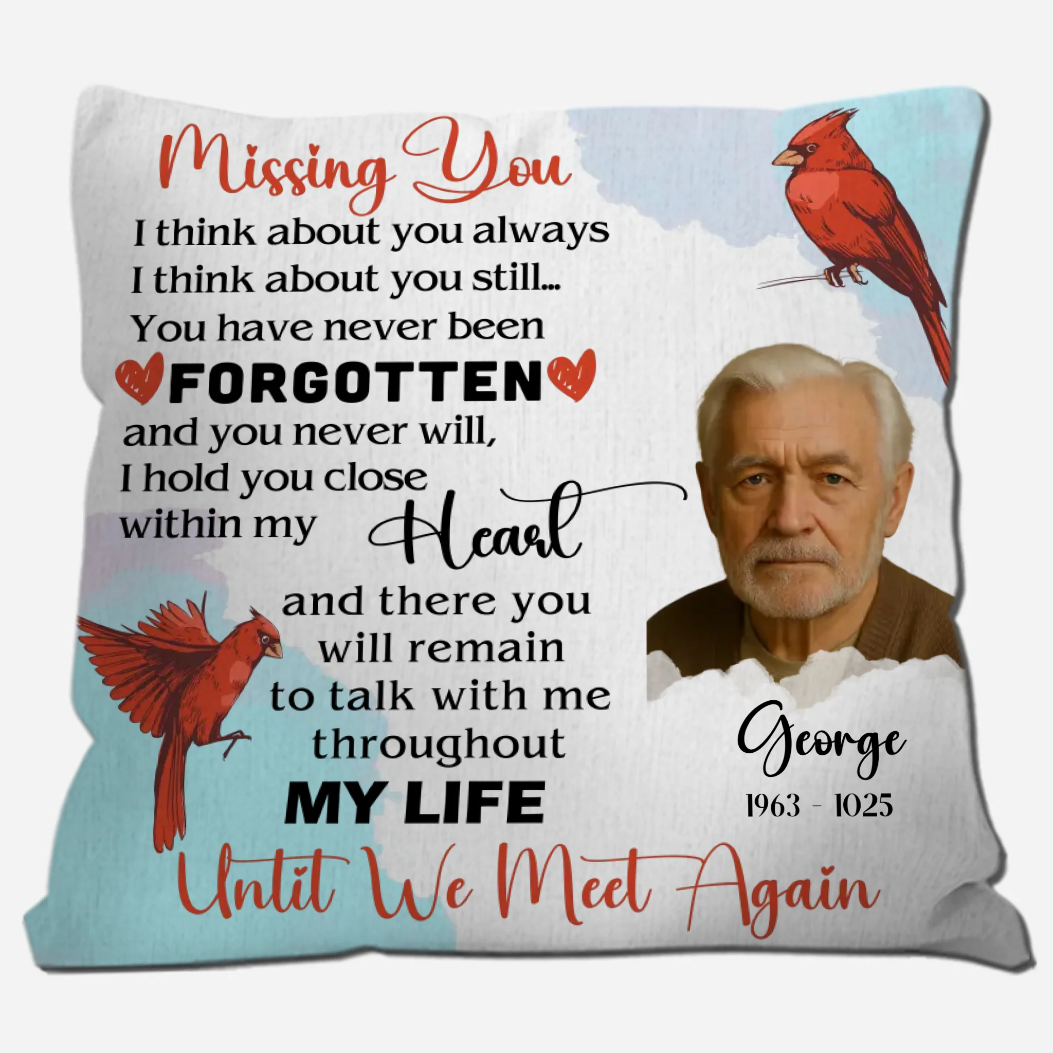 Grandpa, You Are My Life – Personalized Pillow for Daily Remembrance - 89Prints