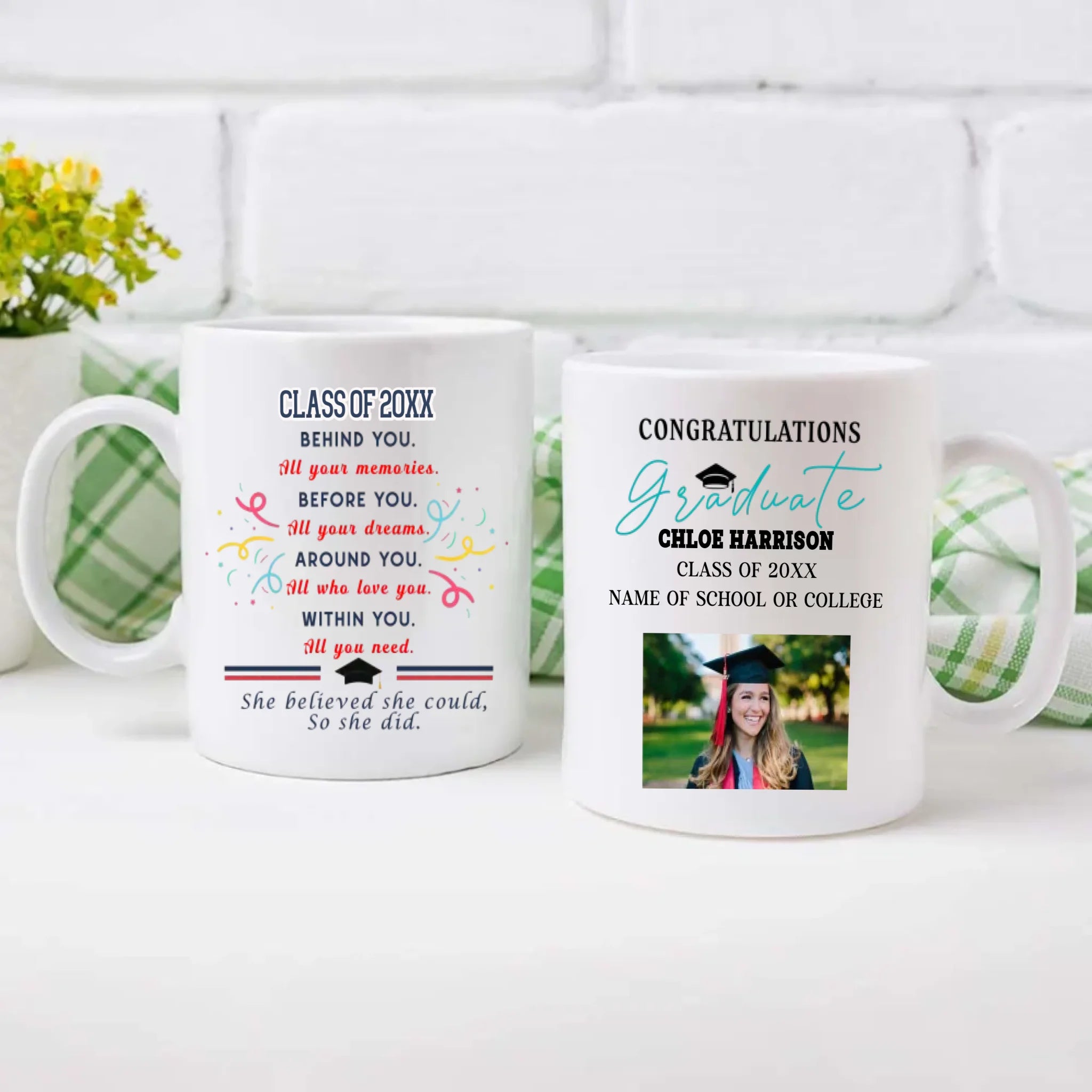 Graduation Magic Mug – Elegant Personalized Gift for Class of 20XX – 89Prints