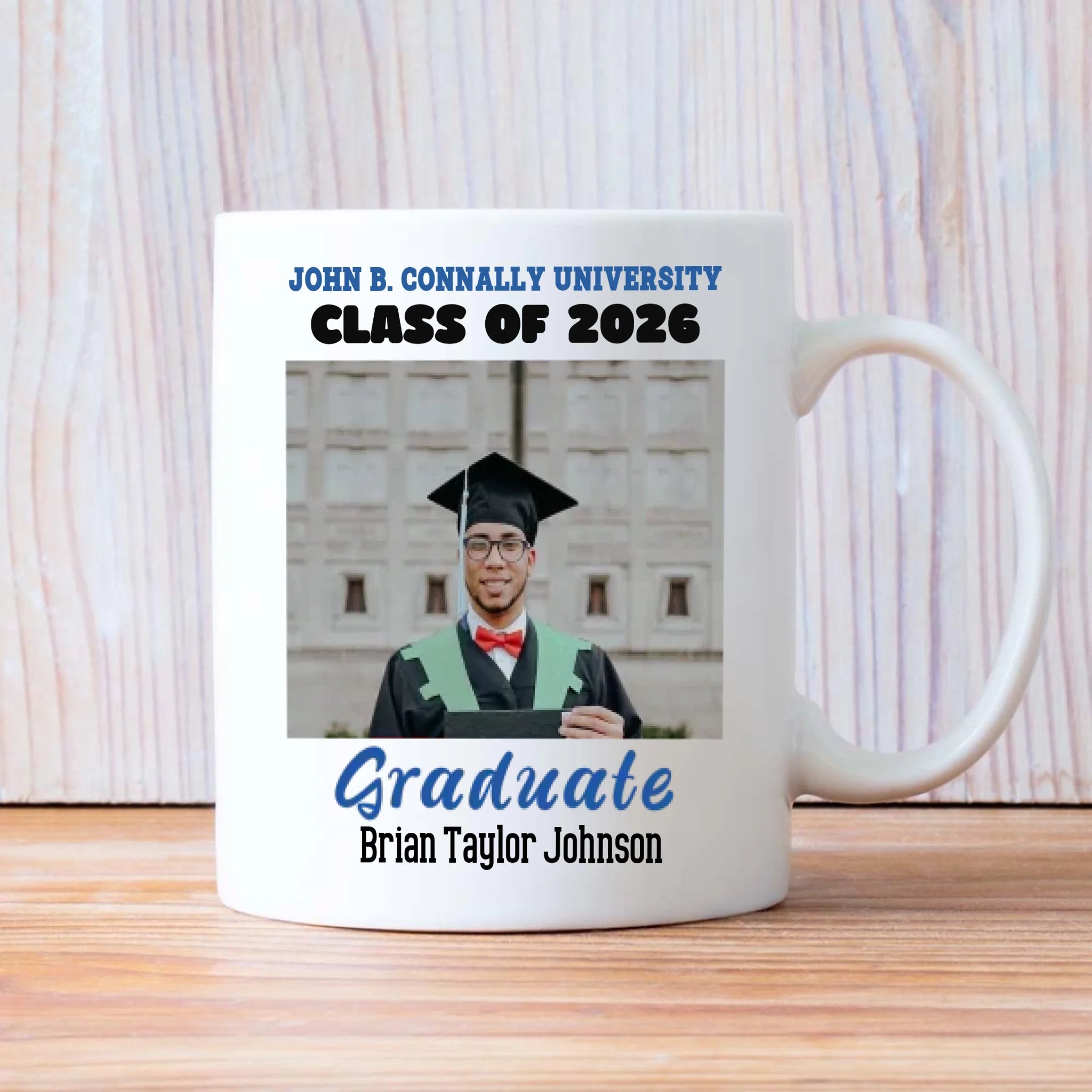 Heartfelt Graduation Gift Mug – Wishing You Success, Happiness & New Adventures – 89Prints