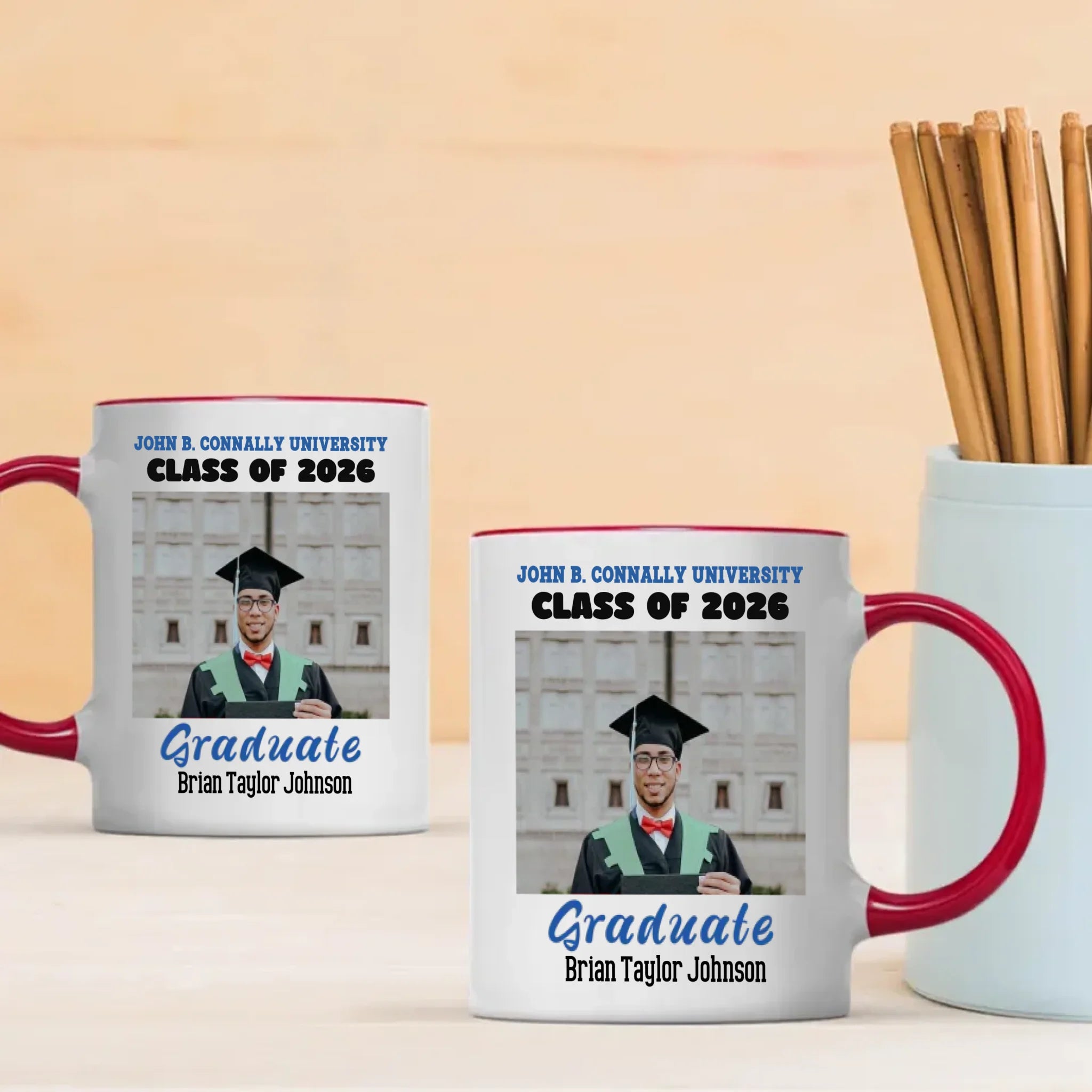 Heartfelt Graduation Gift Mug – Wishing You Success, Happiness & New Adventures – 89Prints