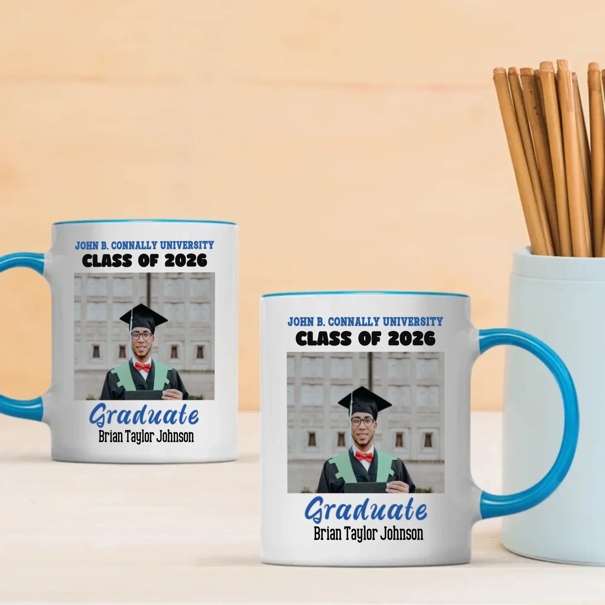 Heartfelt Graduation Gift Mug – Wishing You Success, Happiness & New Adventures – 89Prints