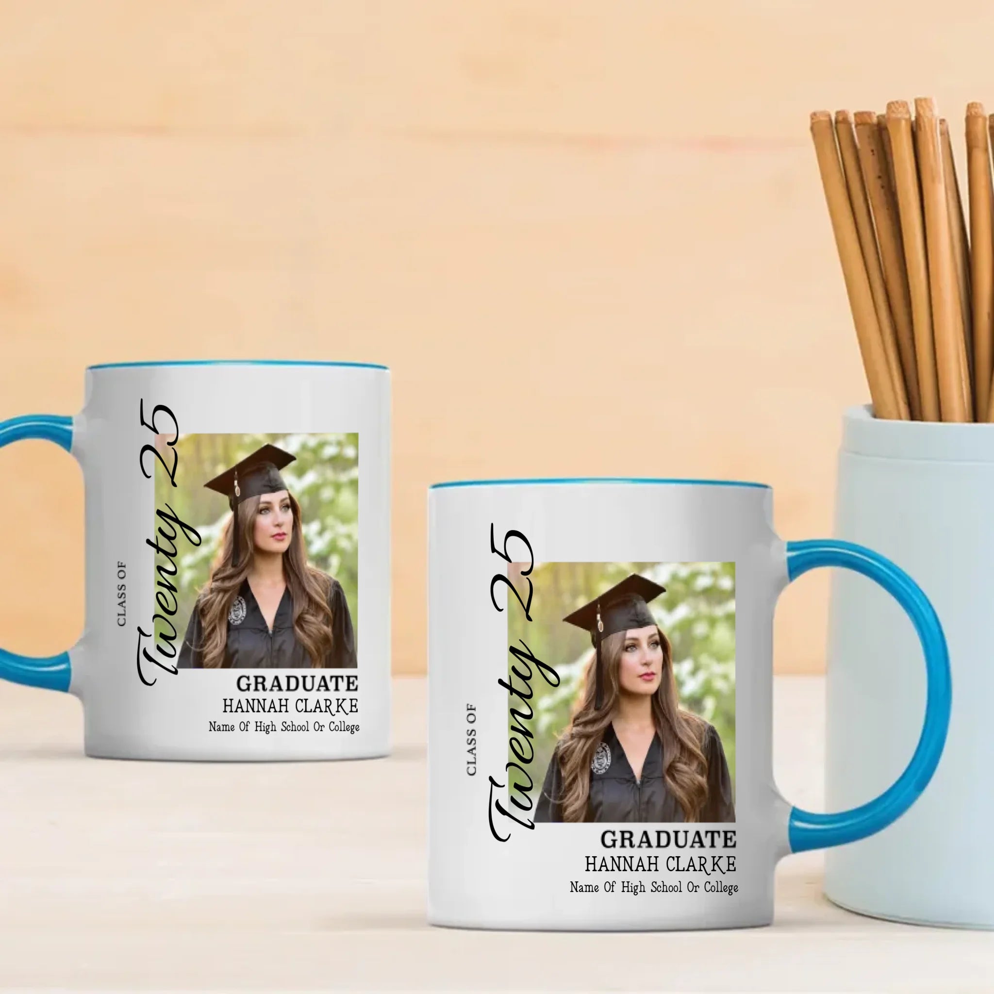 Inspirational Graduation Mug – Cheers to Growth, Courage & Success – 89Prints