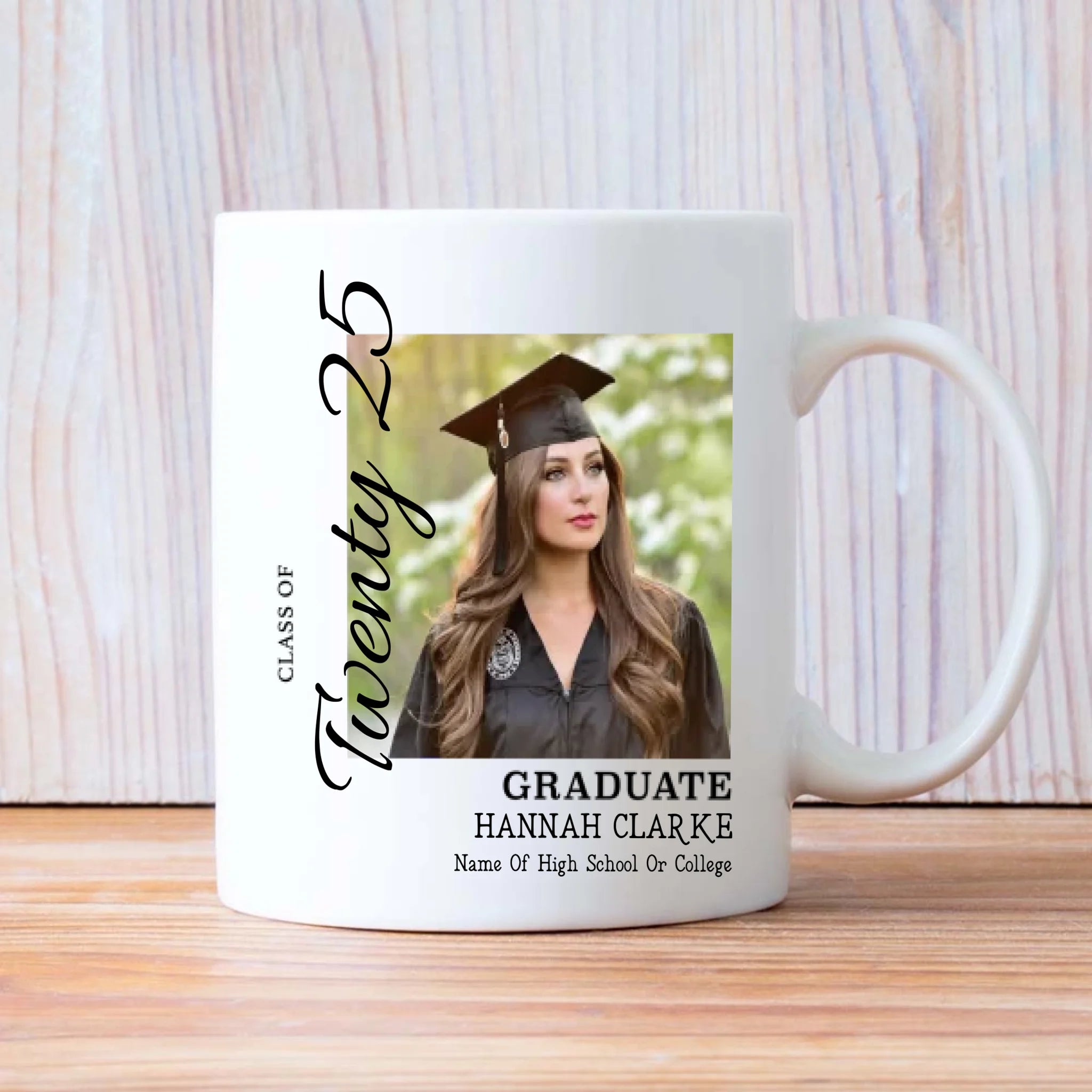 Inspirational Graduation Mug – Cheers to Growth, Courage & Success – 89Prints