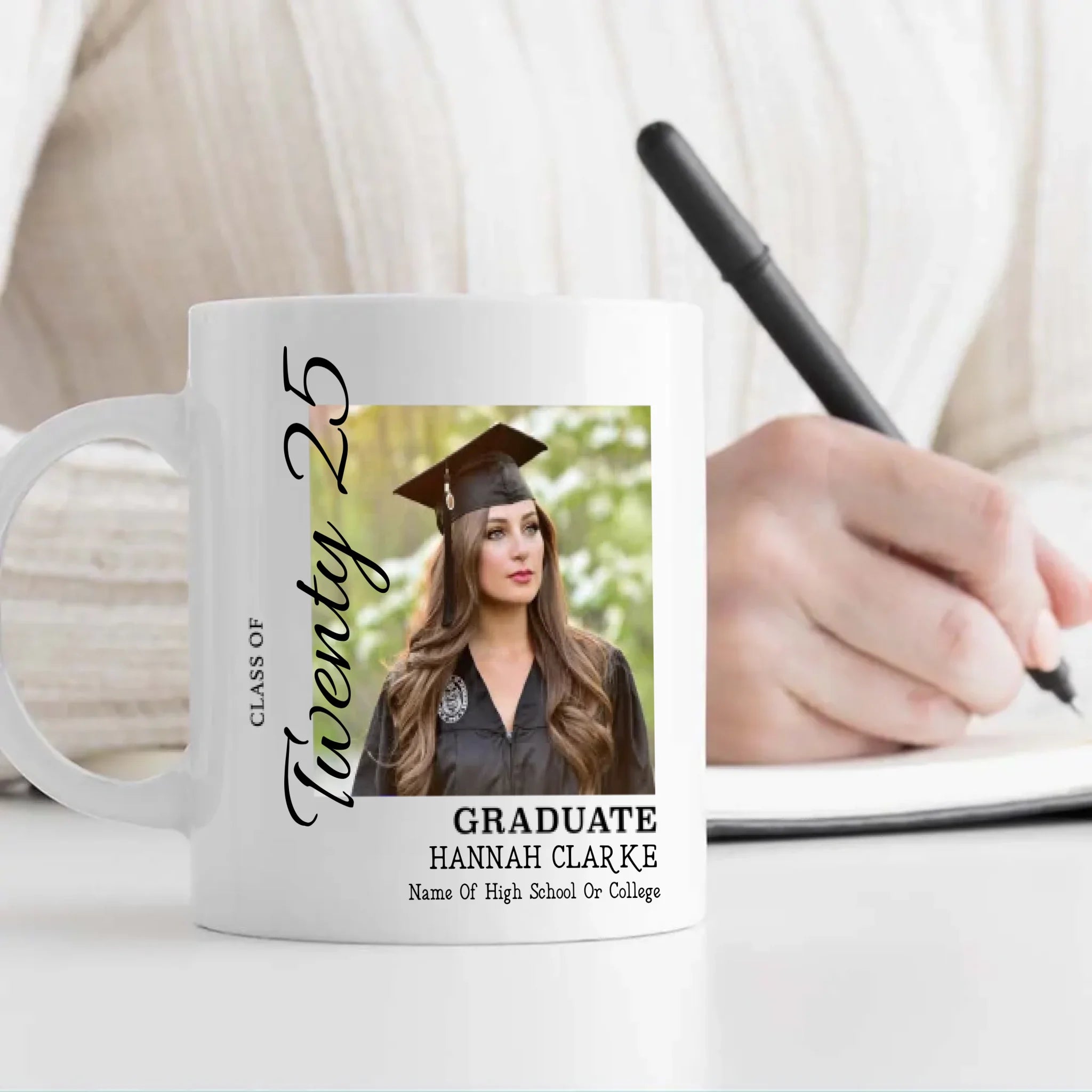 Inspirational Graduation Mug – Cheers to Growth, Courage & Success – 89Prints
