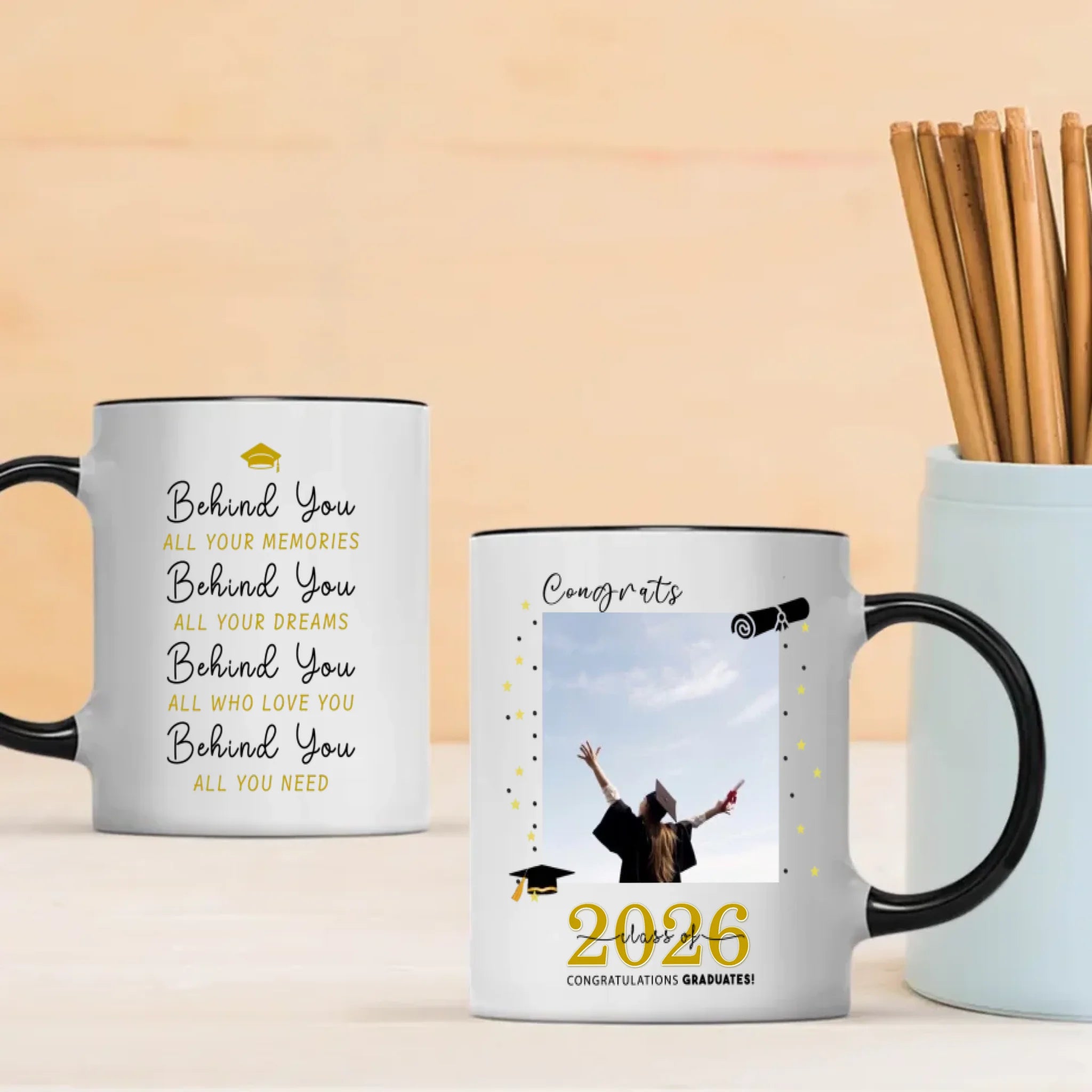 Modern Graduation Mug – Dream Big, Work Hard, Stay Humble – 89Prints