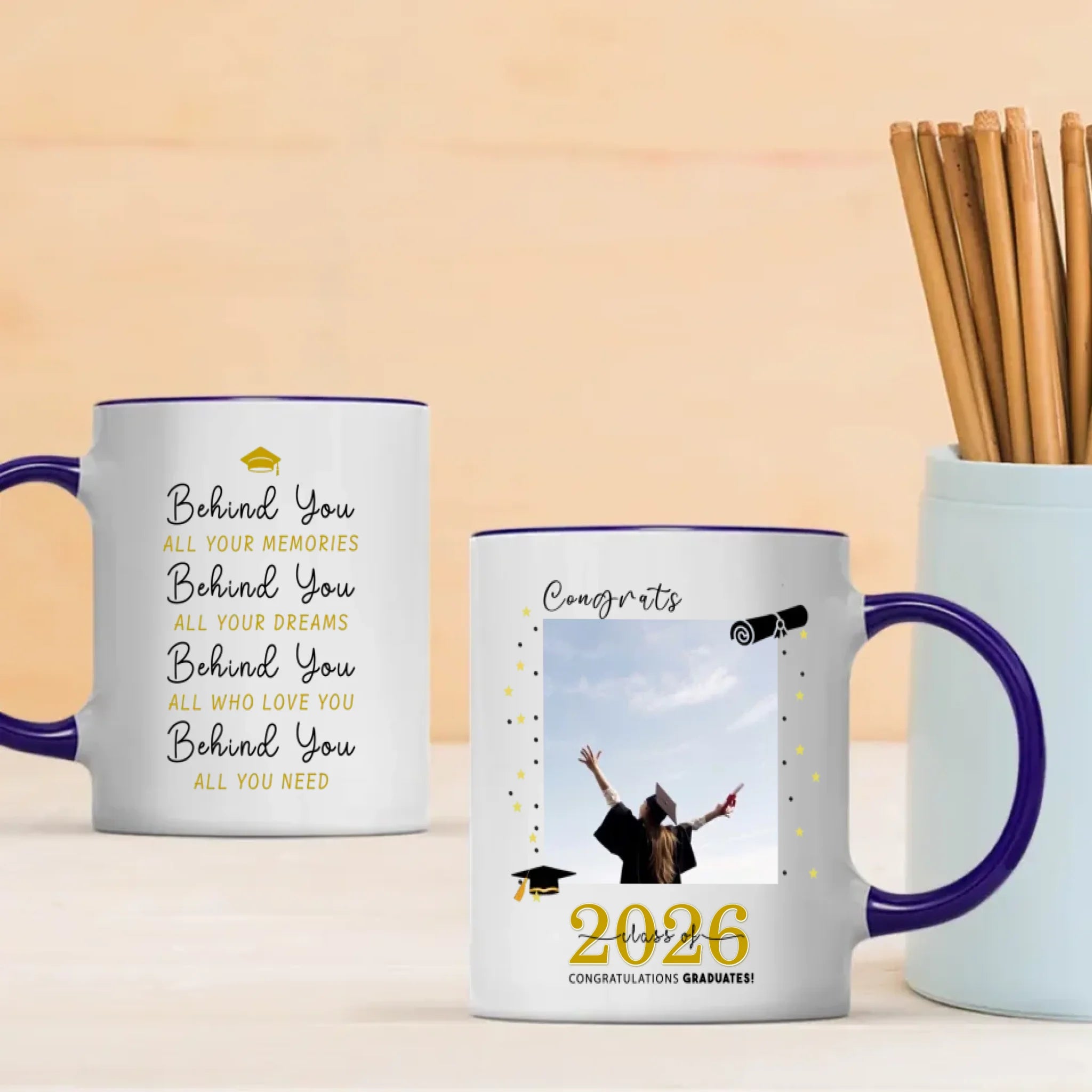 Modern Graduation Mug – Dream Big, Work Hard, Stay Humble – 89Prints
