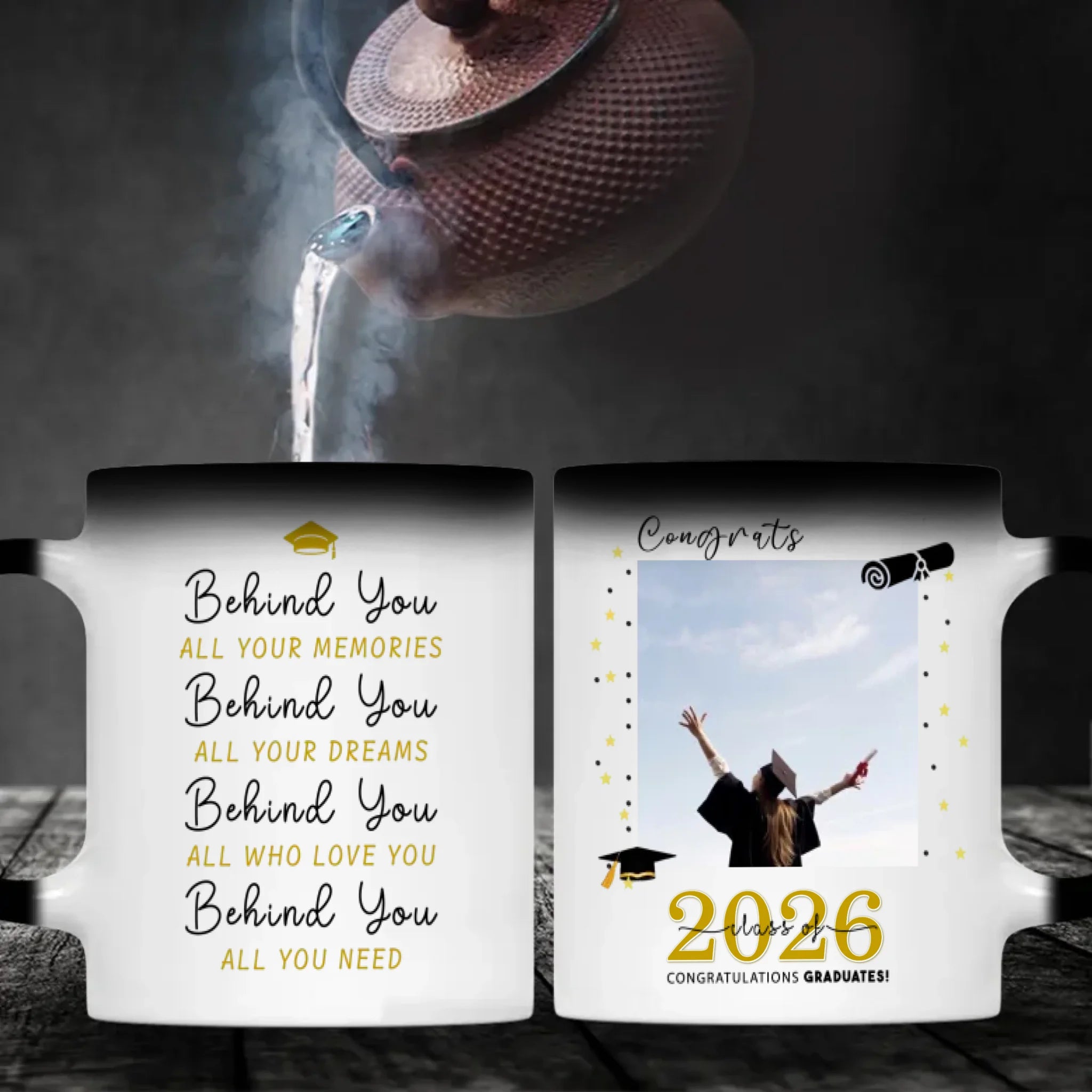 Modern Graduation Mug – Dream Big, Work Hard, Stay Humble – 89Prints