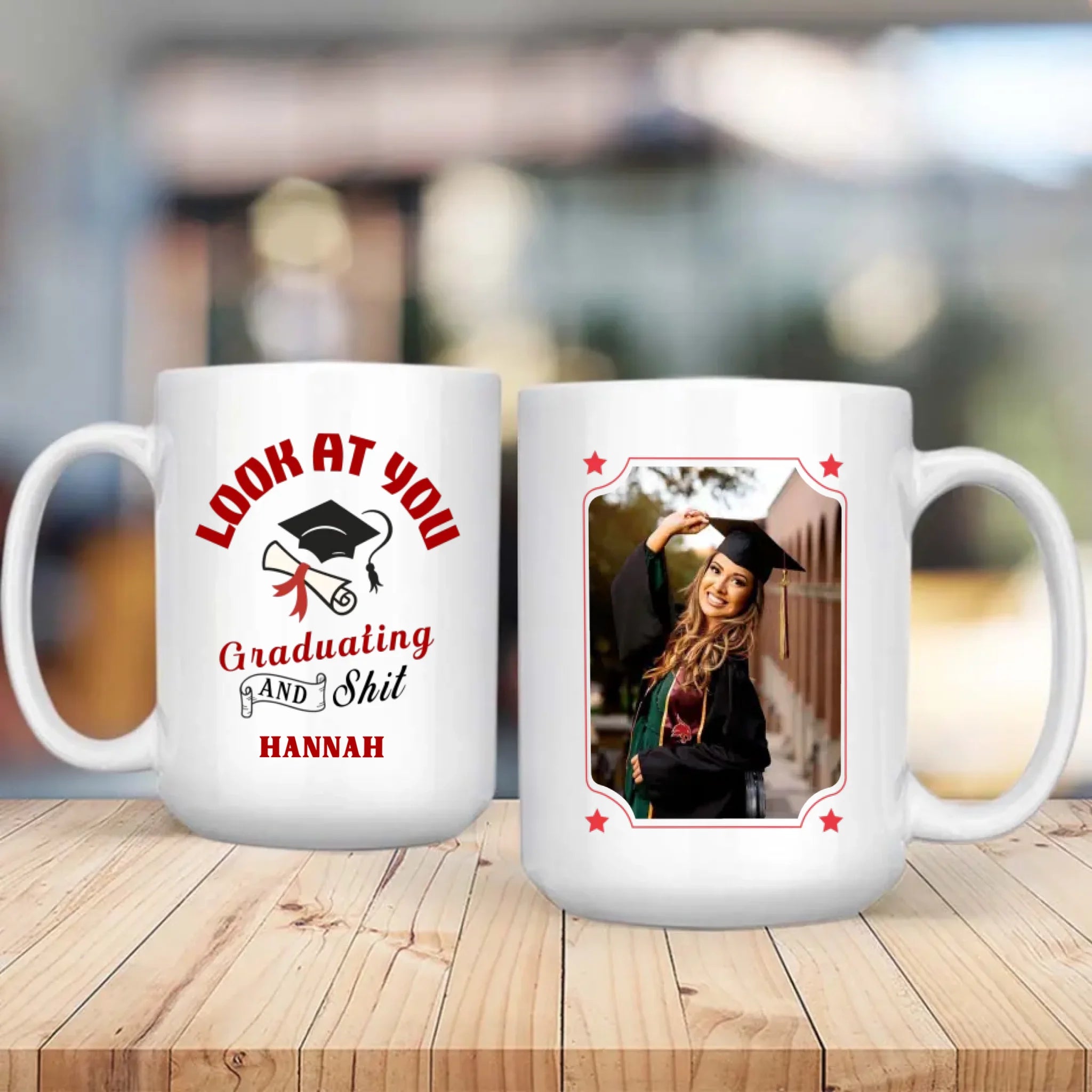 Good Luck Graduation Mug – Best Wishes for a Bright & Successful Future – 89Prints