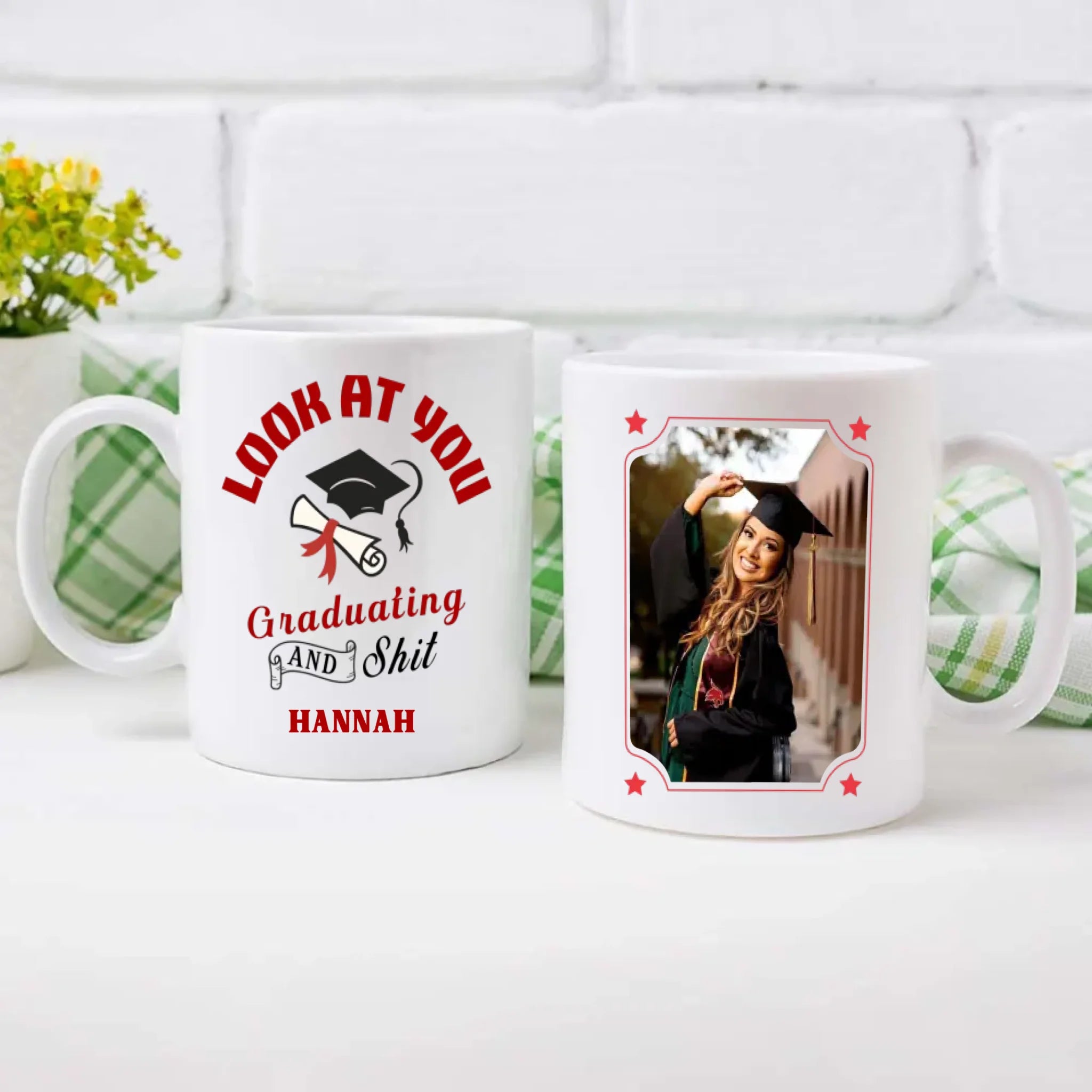 Good Luck Graduation Mug – Best Wishes for a Bright & Successful Future – 89Prints
