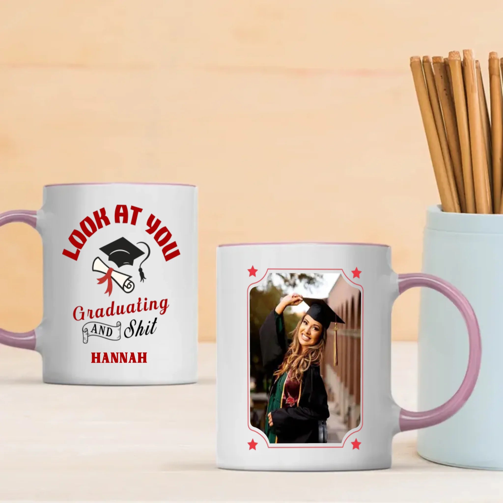 Good Luck Graduation Mug – Best Wishes for a Bright & Successful Future – 89Prints
