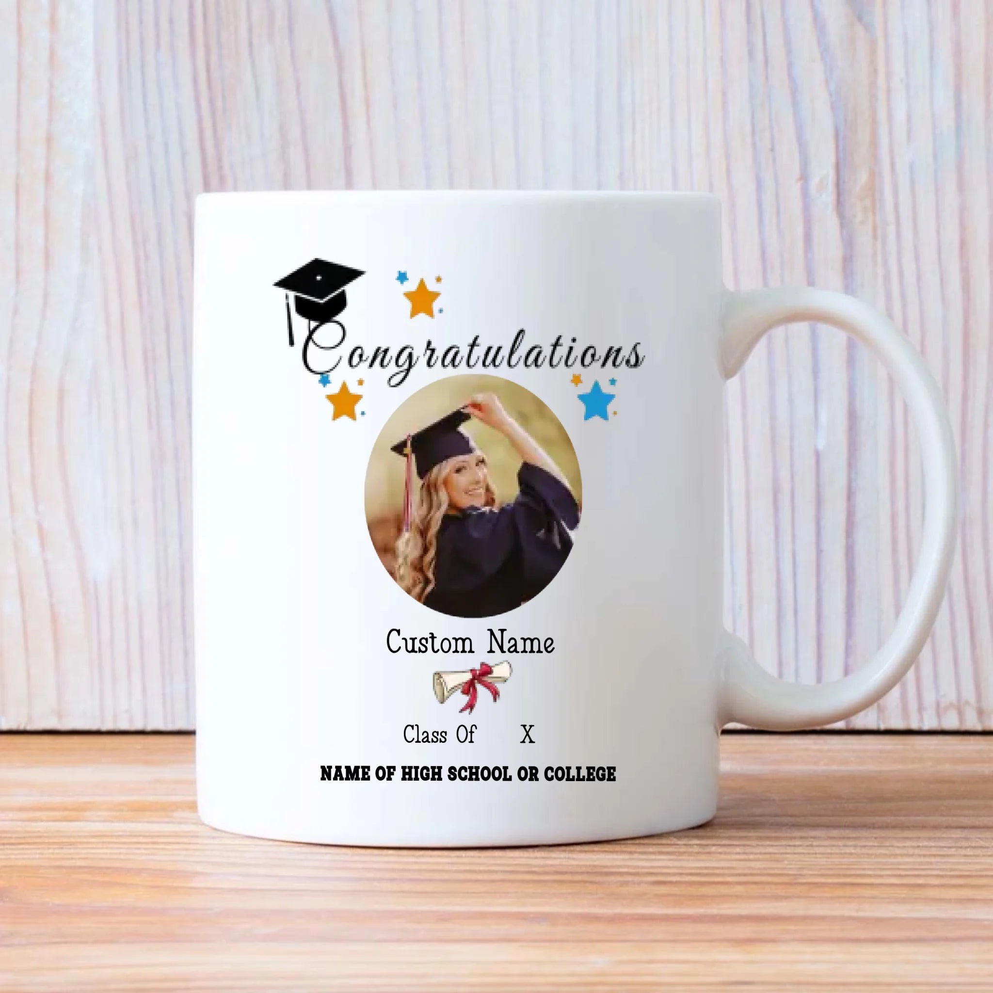 Success & Dreams Graduation Mug – Celebrate New Beginnings – 89Prints