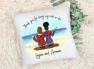 best friend personalized pillow thumbnail