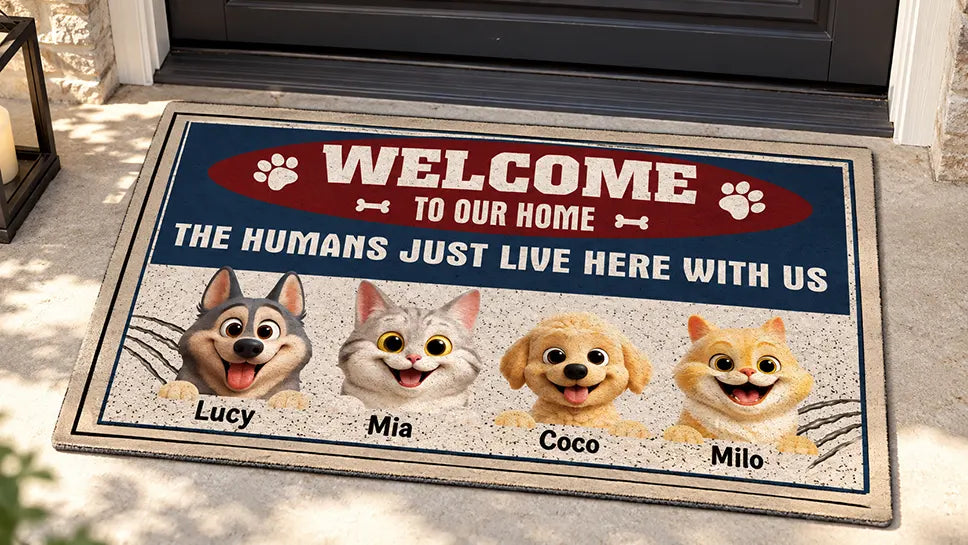 custom pet welcome mat thumbnail