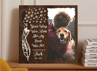 Personalized Dog Memorial Canvas: Honoring Your Beloved Pet