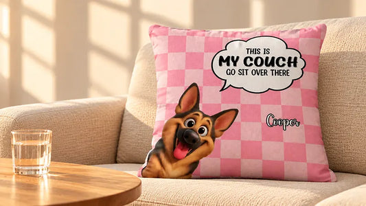 german shepherd decorative pillow