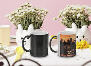 Halloween color changing mug