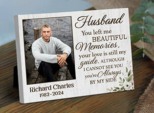 Memorial gifts for loss of husband