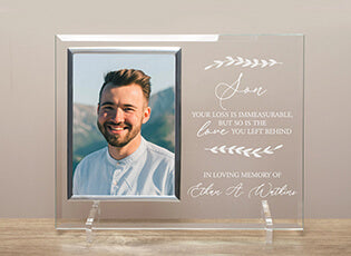 Memorial gifts for loss of son